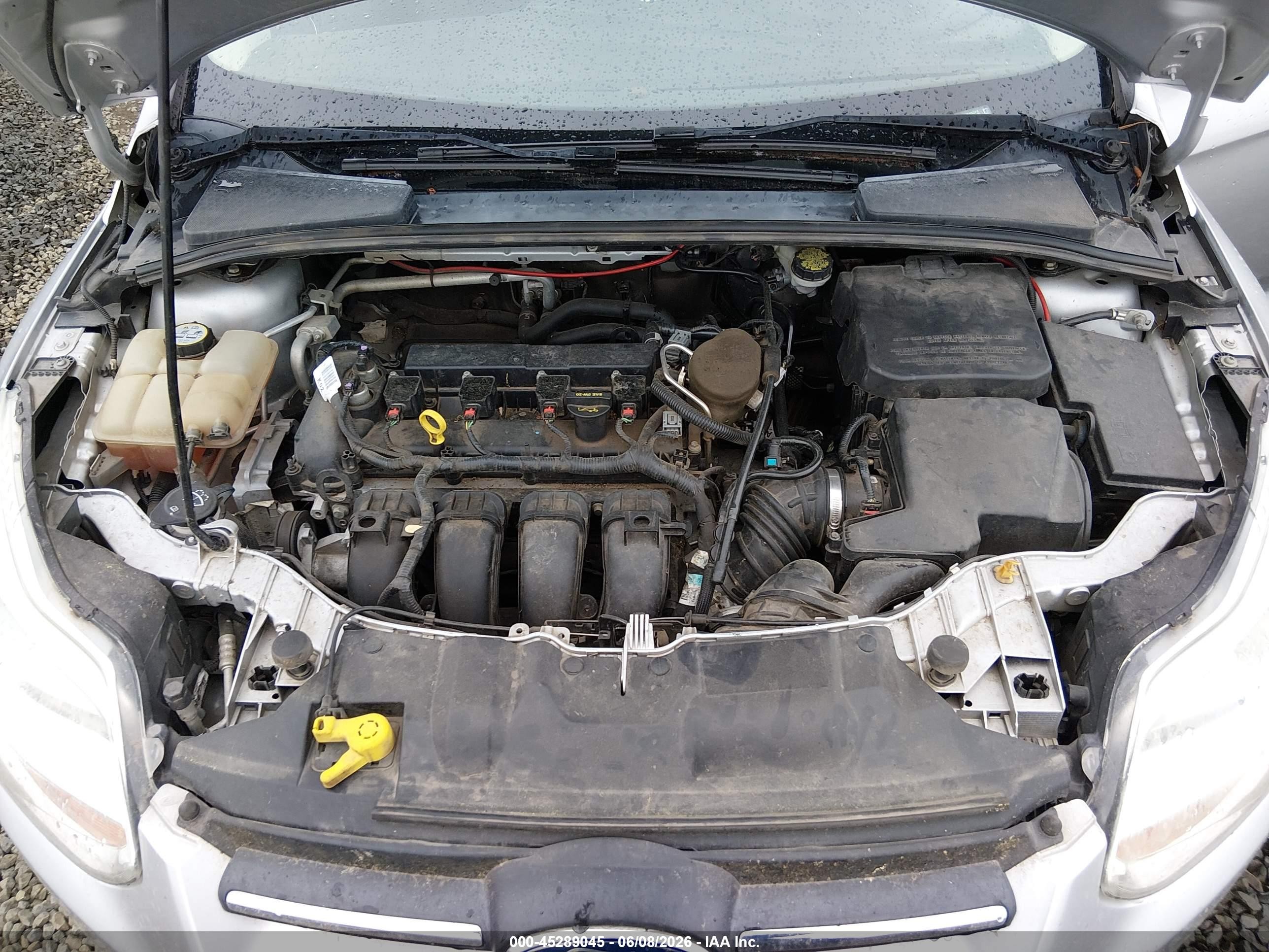 2013 Ford Focus Se Silver vin: 1FADP3F29DL340765