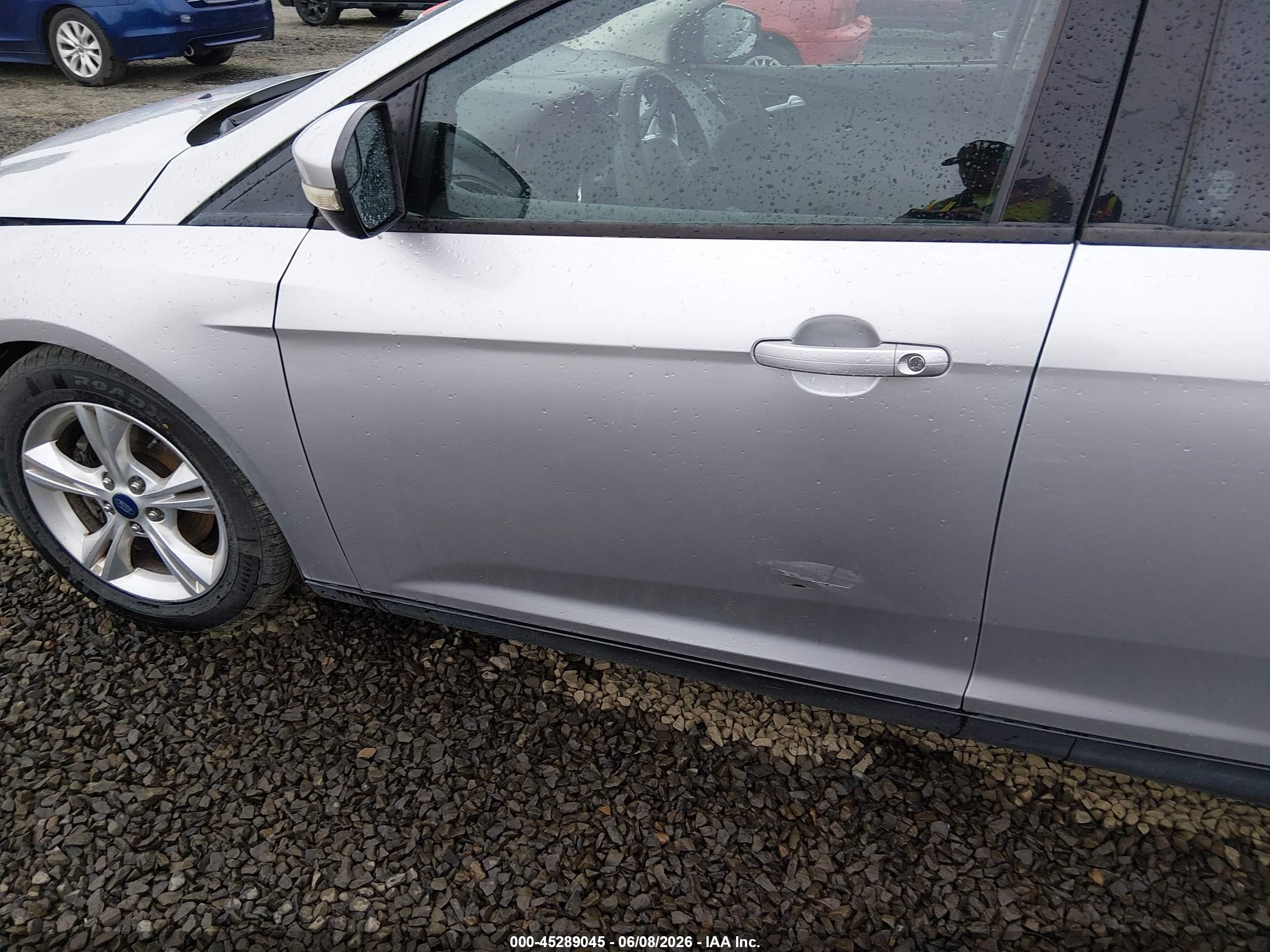 2013 Ford Focus Se Silver vin: 1FADP3F29DL340765