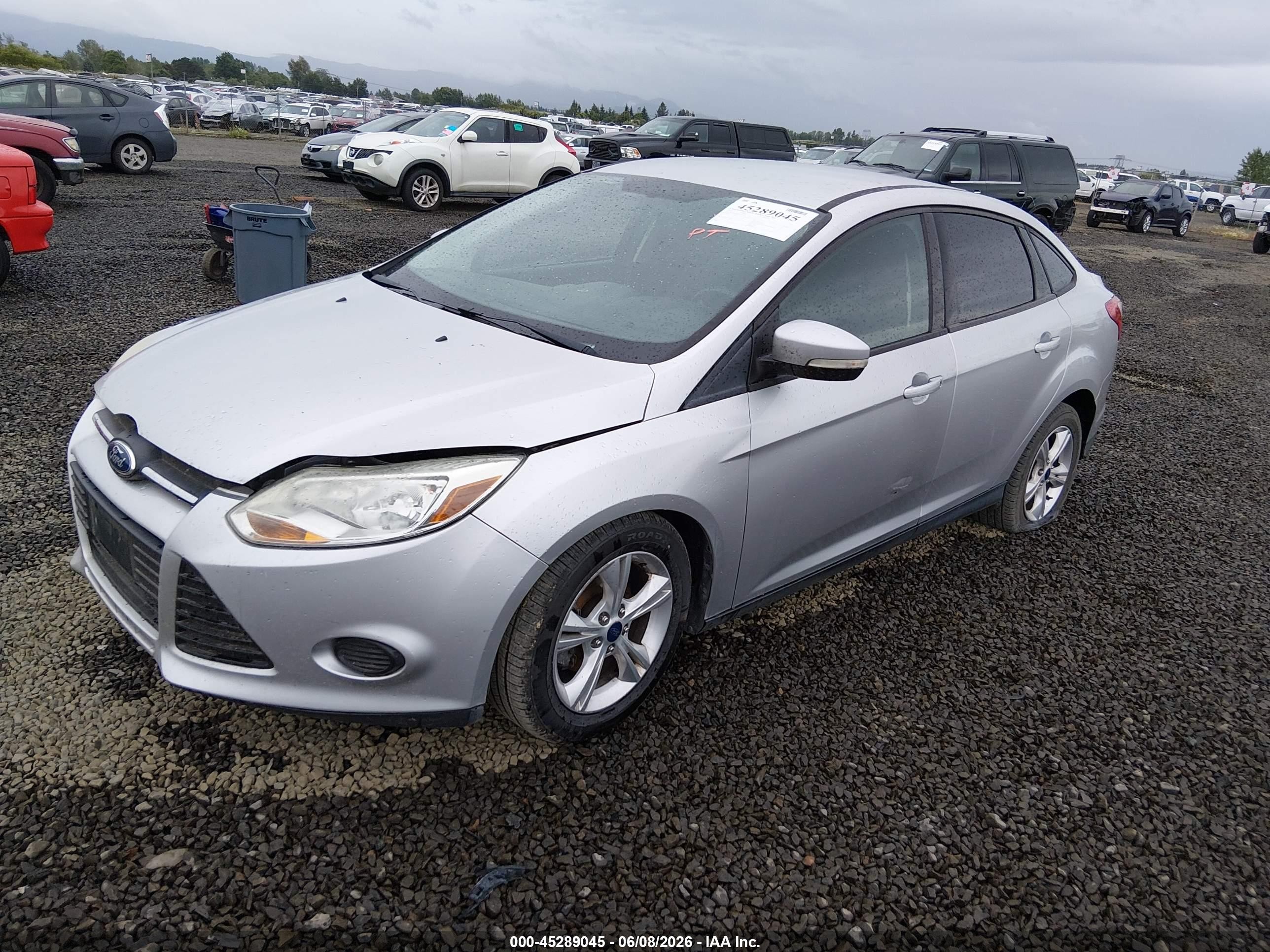 2013 Ford Focus Se Silver vin: 1FADP3F29DL340765