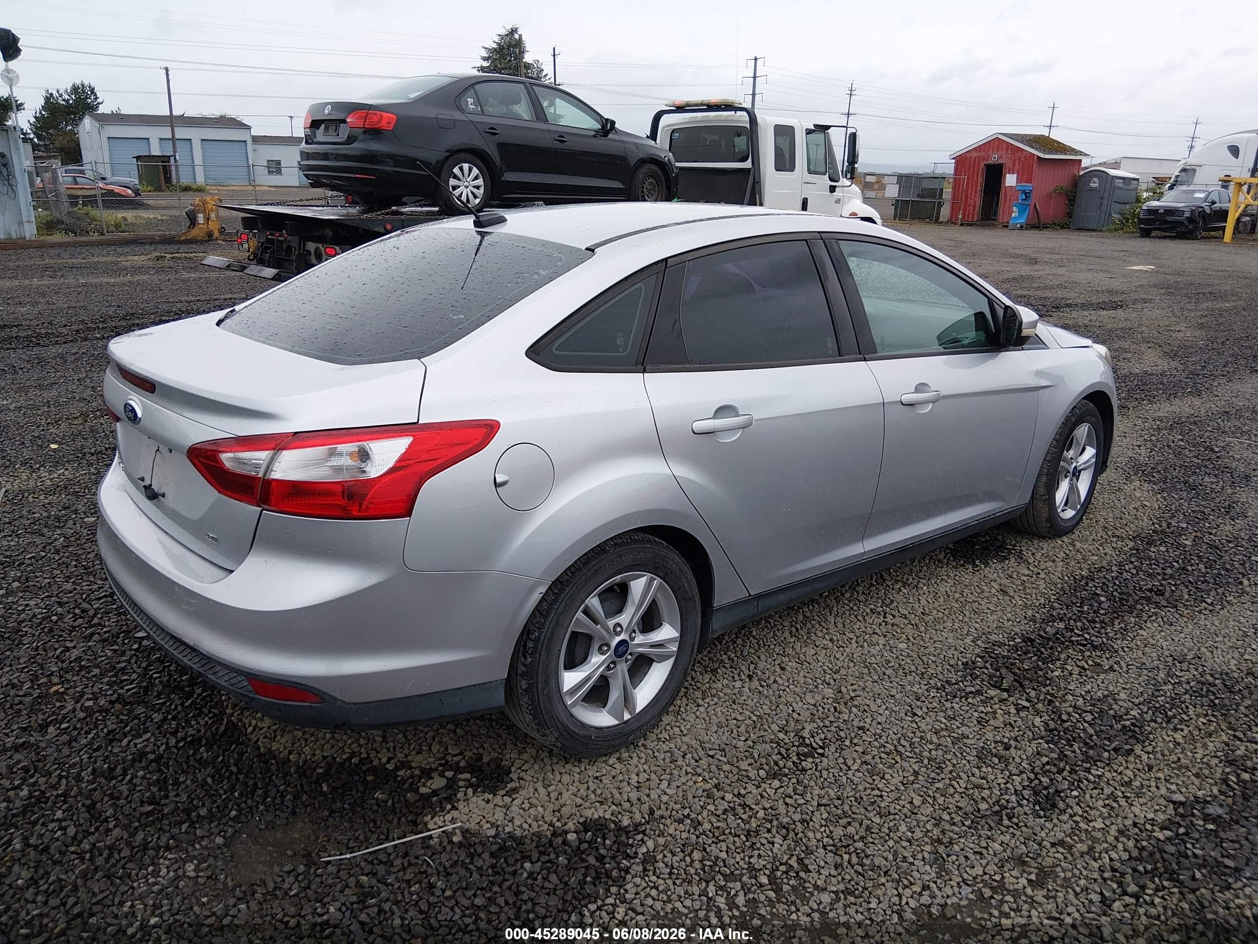 2013 Ford Focus Se Silver vin: 1FADP3F29DL340765
