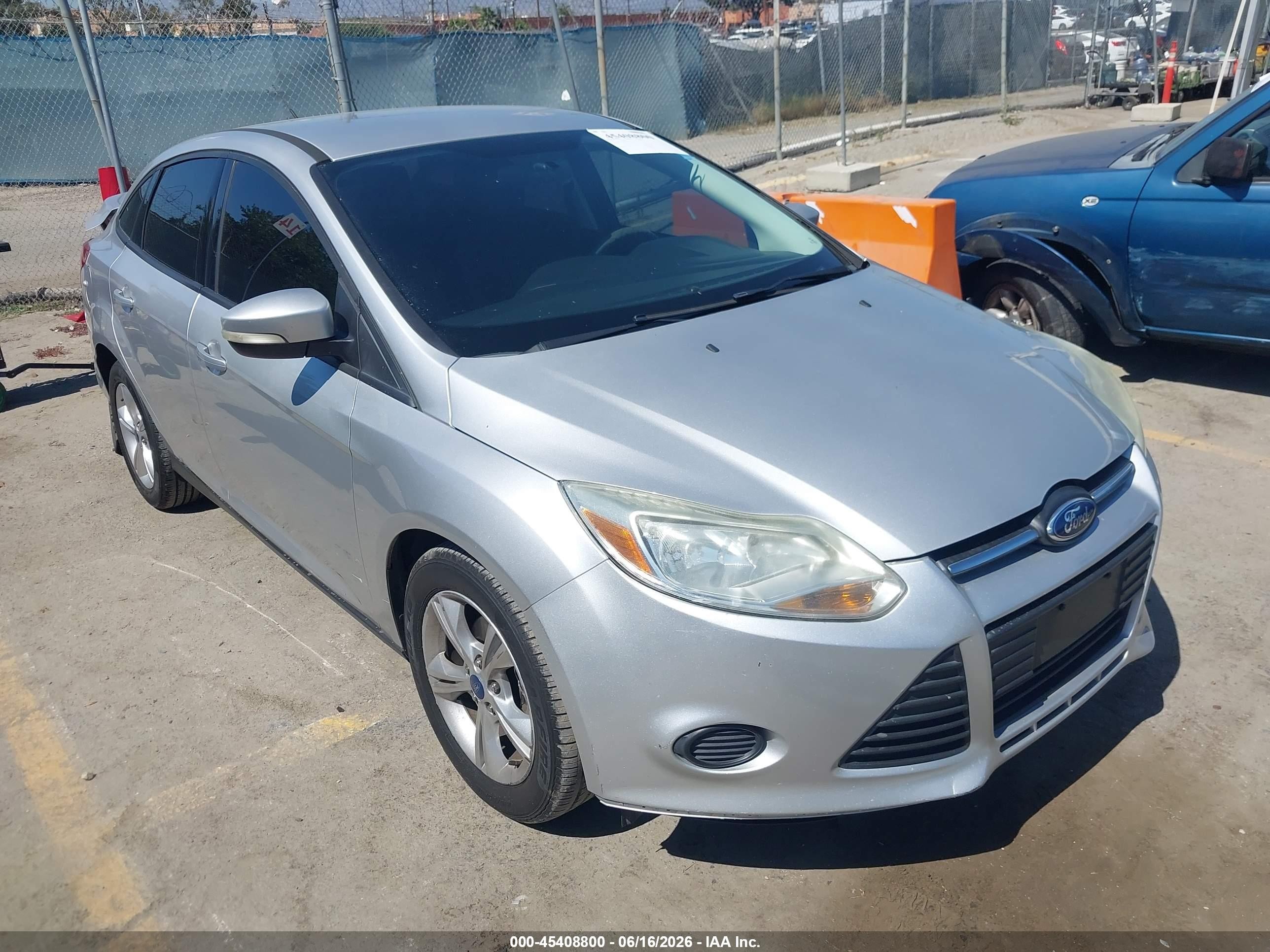 2013 Ford Focus Se Silver vin: 1FADP3F29DL376293