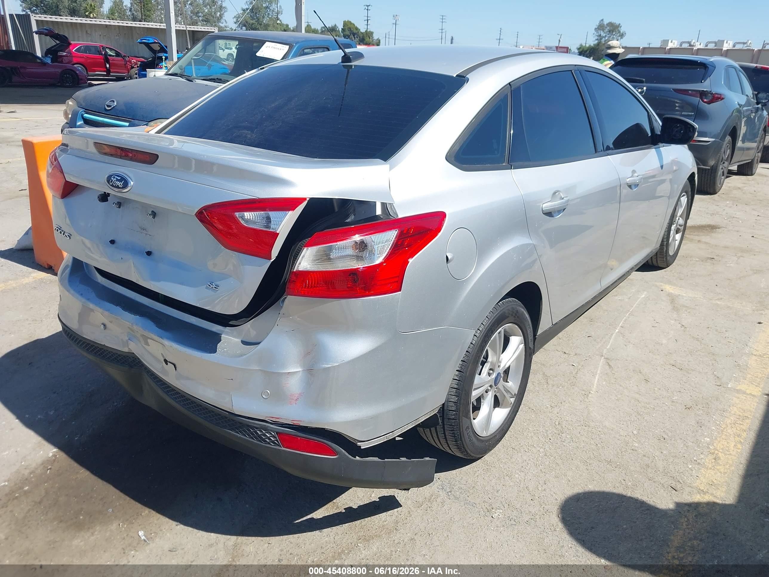 2013 Ford Focus Se Серебряный vin: 1FADP3F29DL376293