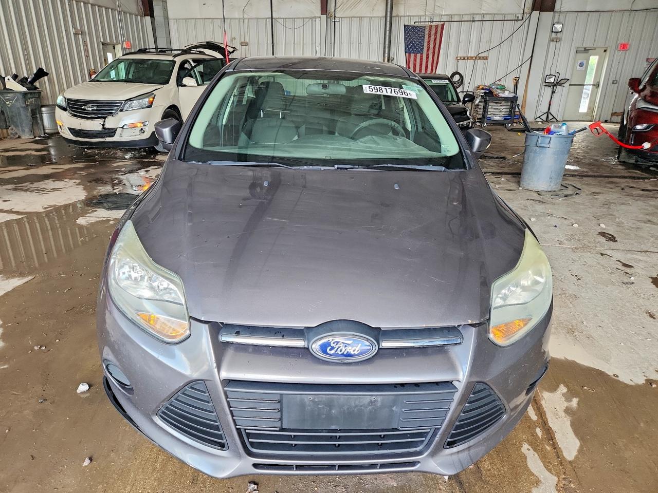 2013 Ford Focus Se Gray vin: 1FADP3F29DL379808