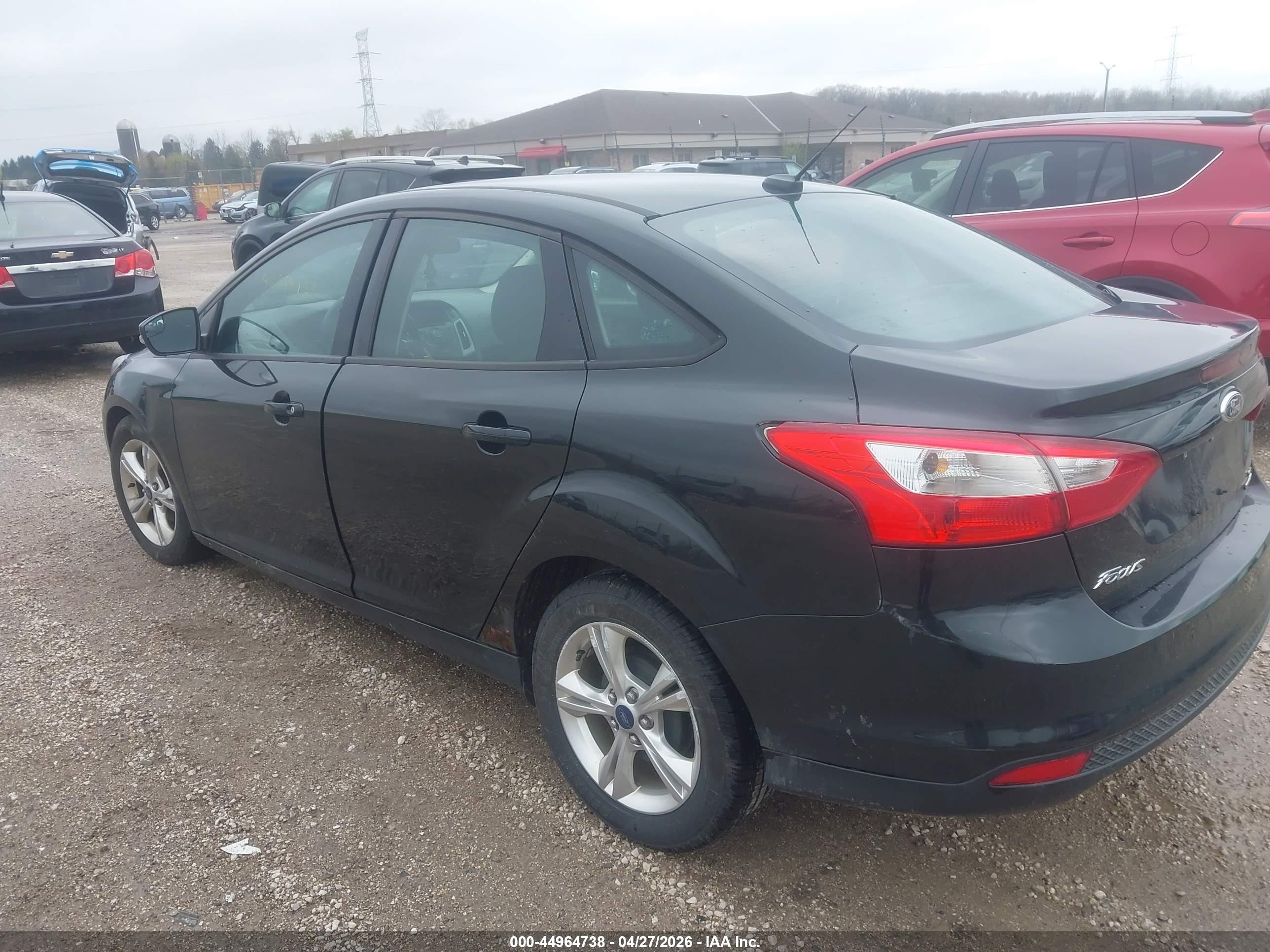 2013 Ford Focus Se Black vin: 1FADP3F29DL379825