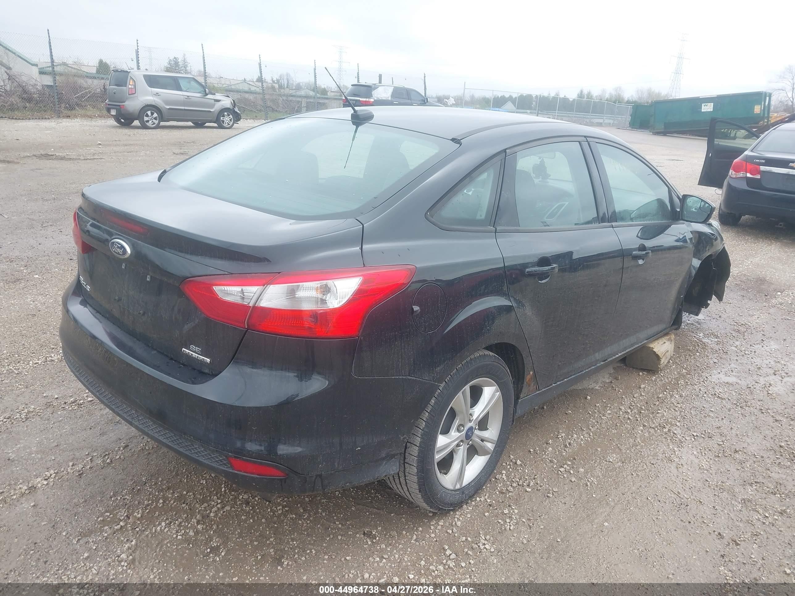 2013 Ford Focus Se Black vin: 1FADP3F29DL379825