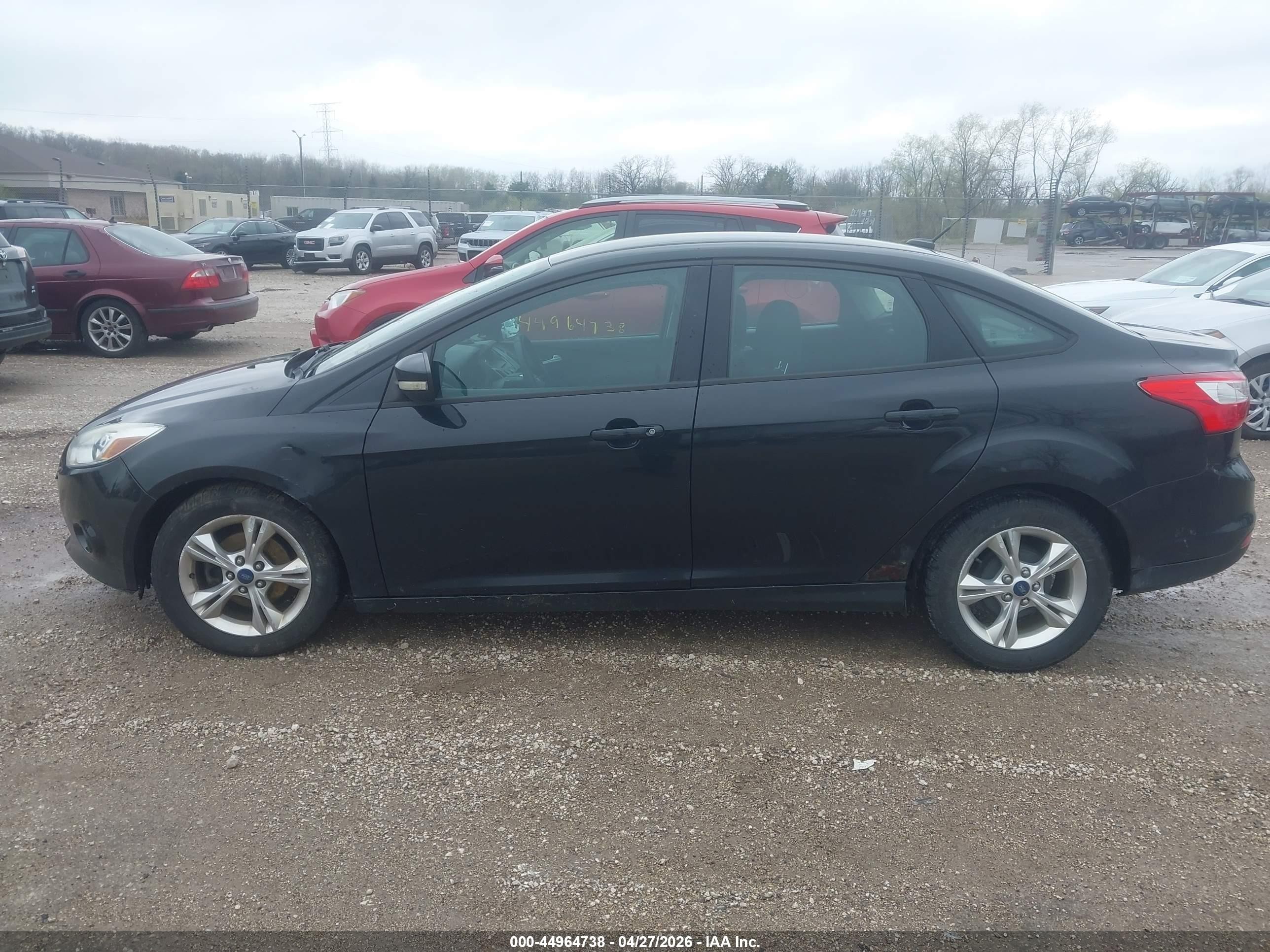 2013 Ford Focus Se Black vin: 1FADP3F29DL379825