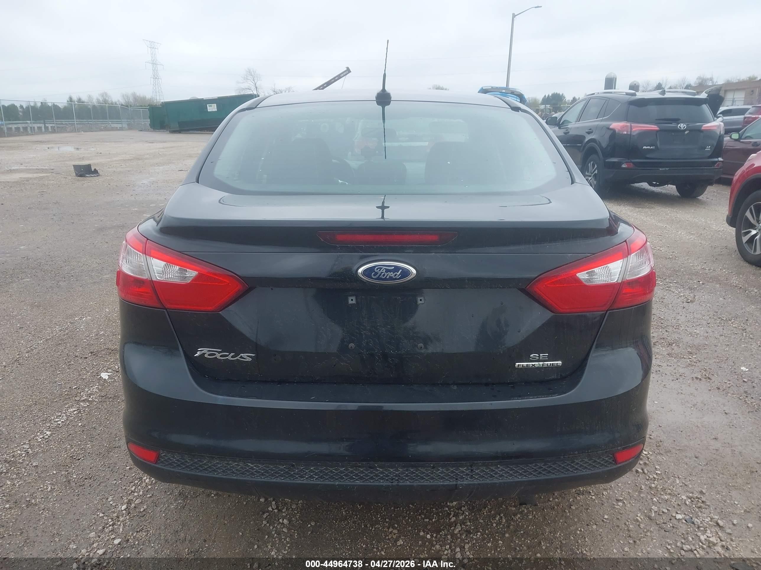 2013 Ford Focus Se Black vin: 1FADP3F29DL379825
