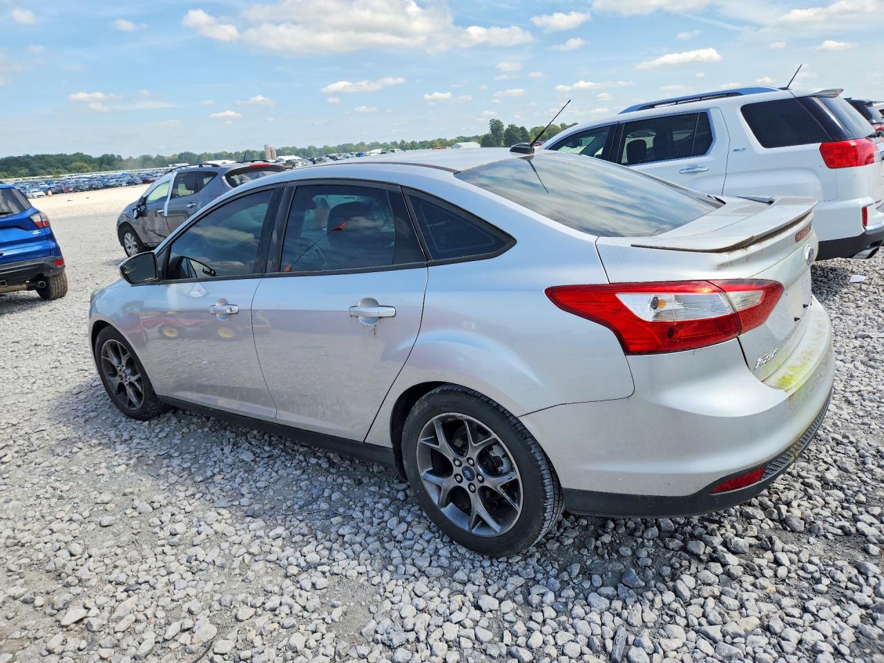 2014 Ford Focus Se Silver vin: 1FADP3F29EL107454