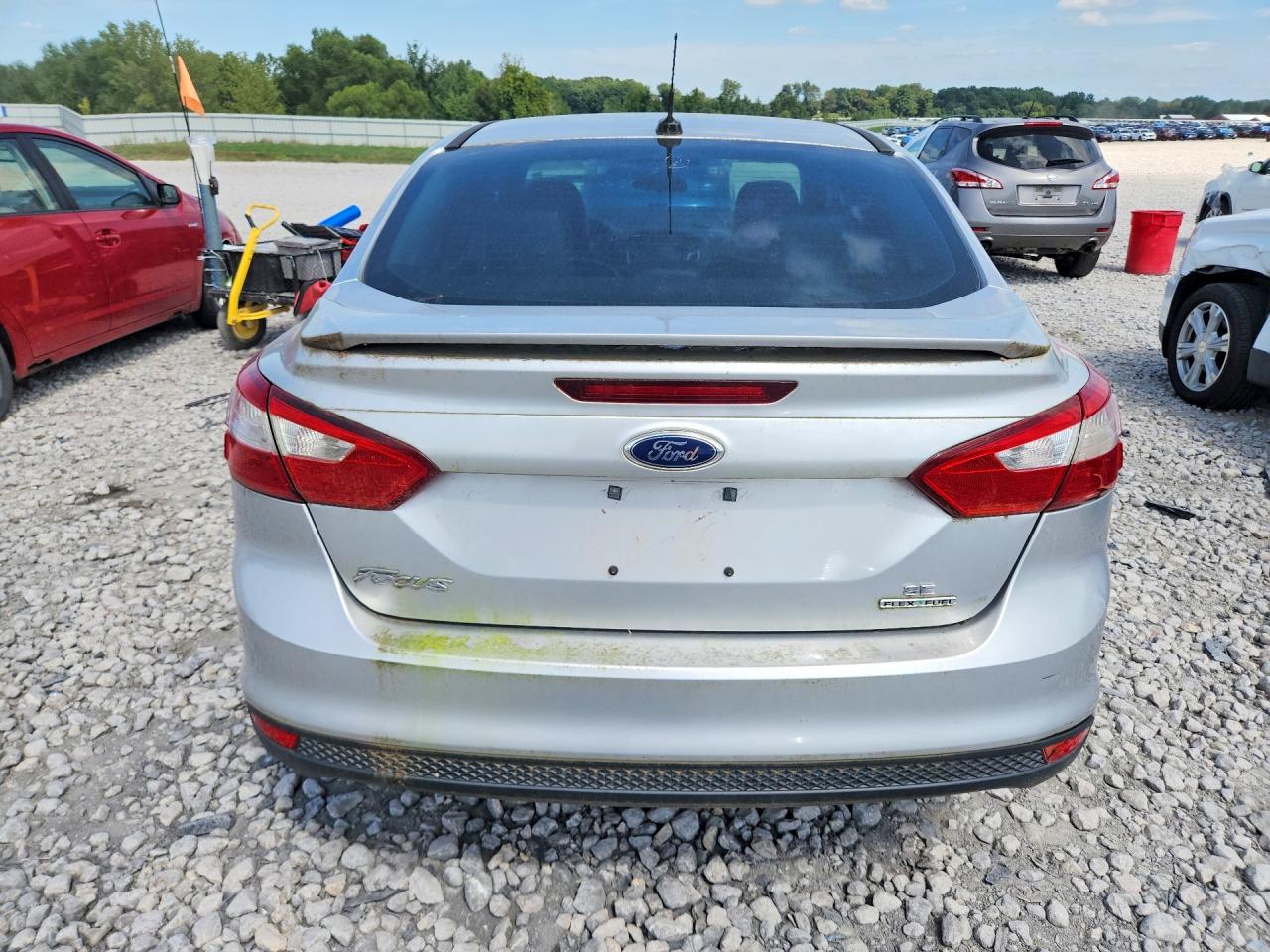 2014 Ford Focus Se Silver vin: 1FADP3F29EL107454