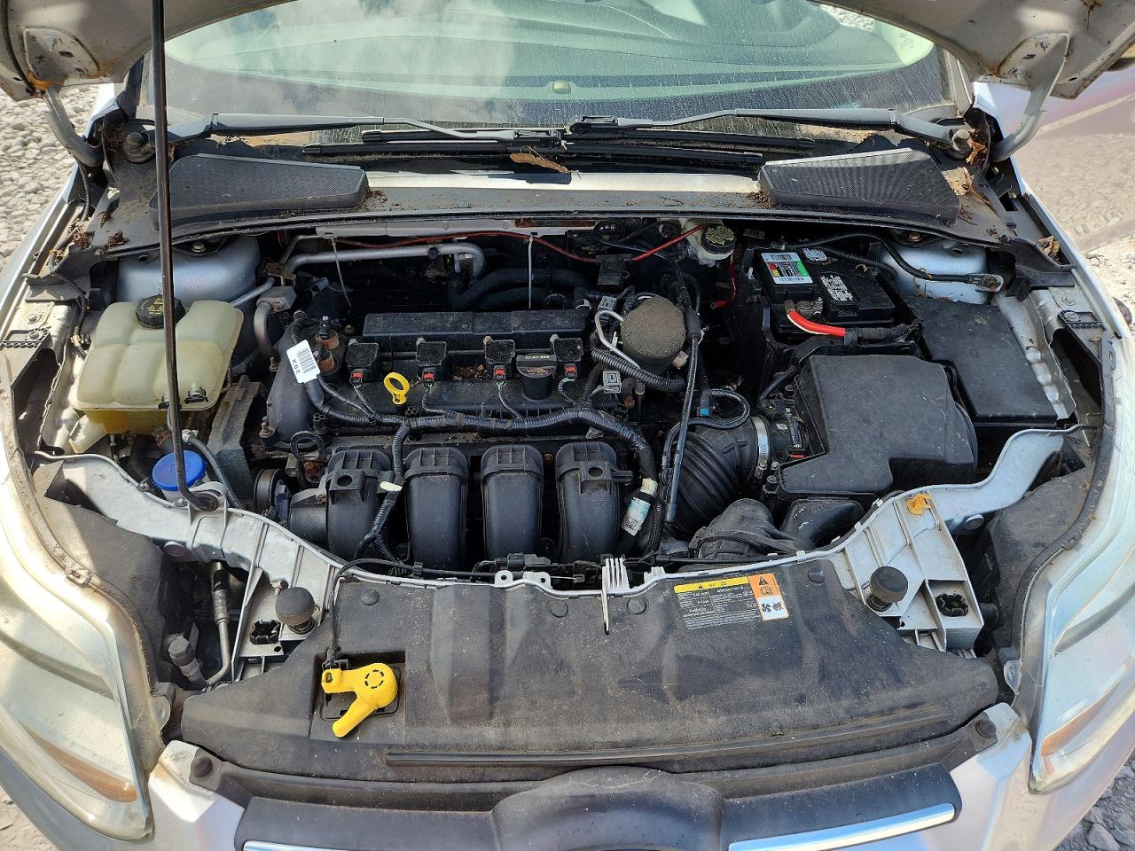 2014 Ford Focus Se Silver vin: 1FADP3F29EL107454