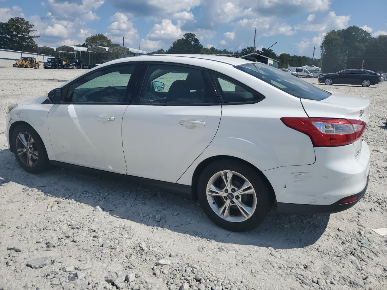 2014 Ford Focus Se White vin: 1FADP3F29EL127381