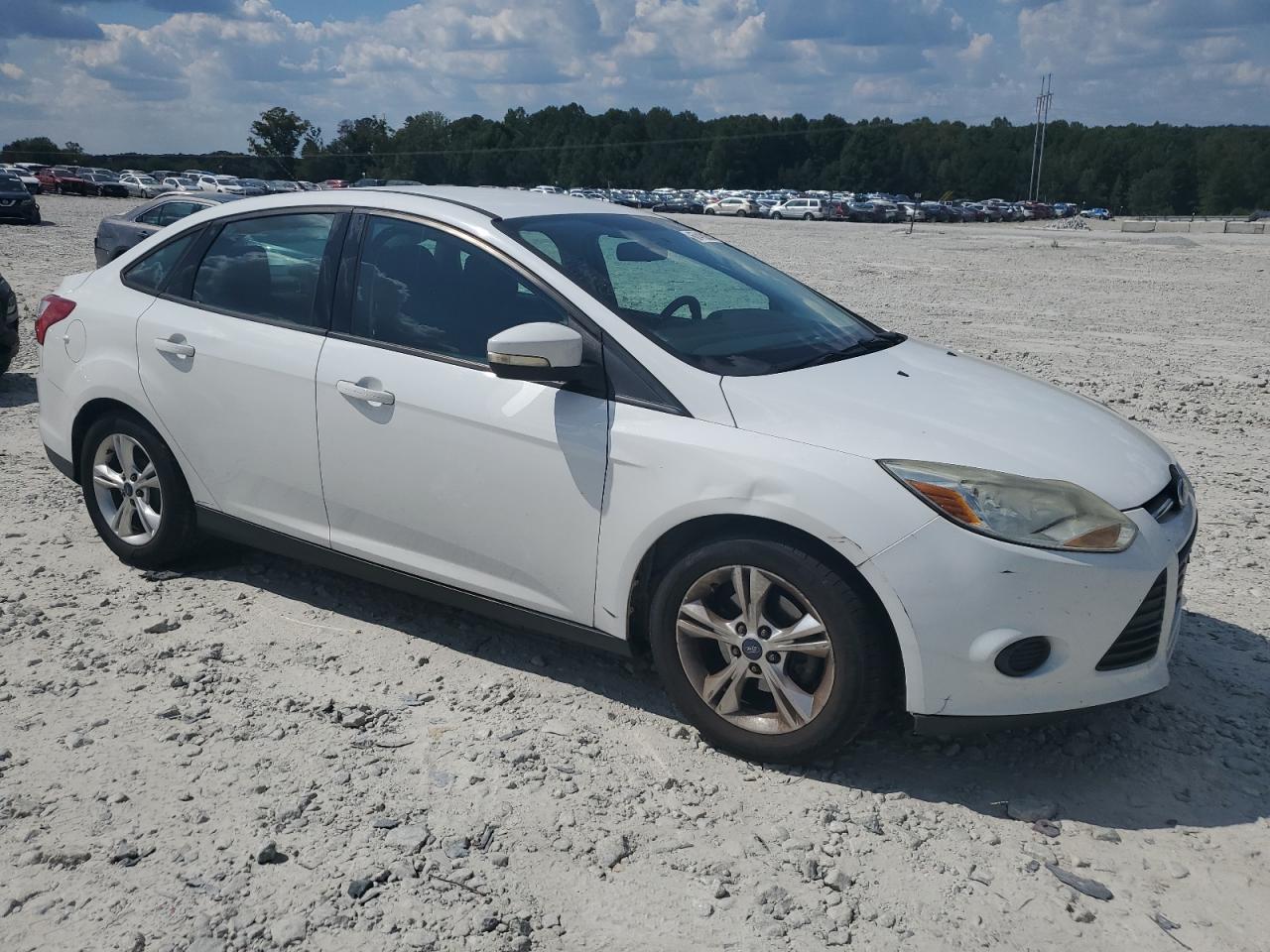 2014 Ford Focus Se White vin: 1FADP3F29EL127381
