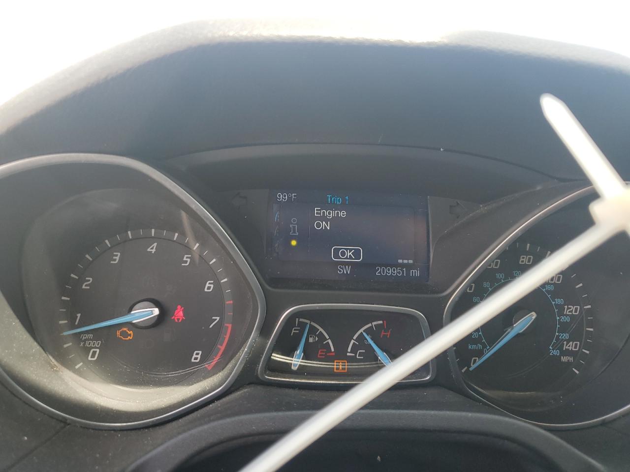 2014 Ford Focus Se White vin: 1FADP3F29EL127381