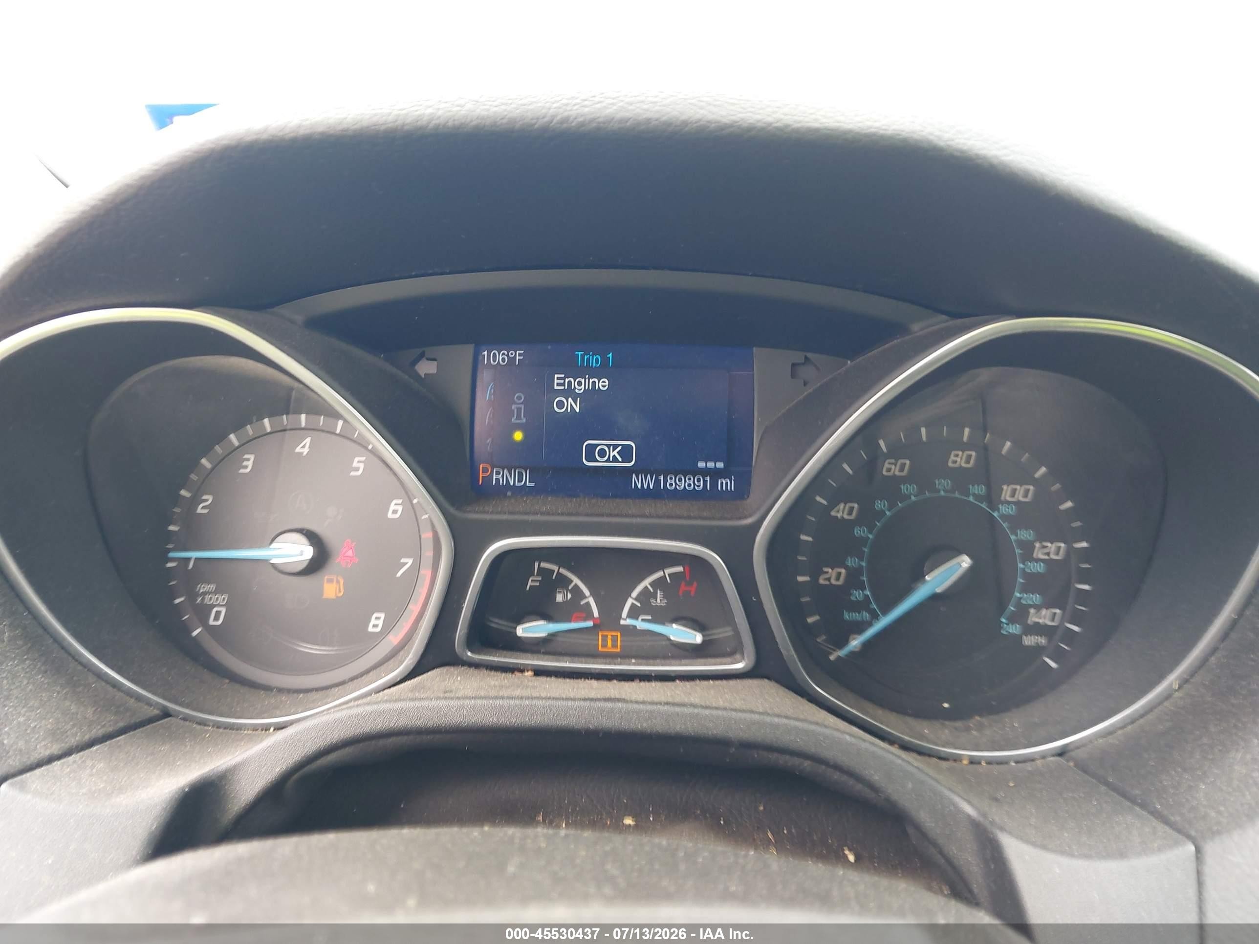 2014 Ford Focus Se Blue vin: 1FADP3F29EL137859