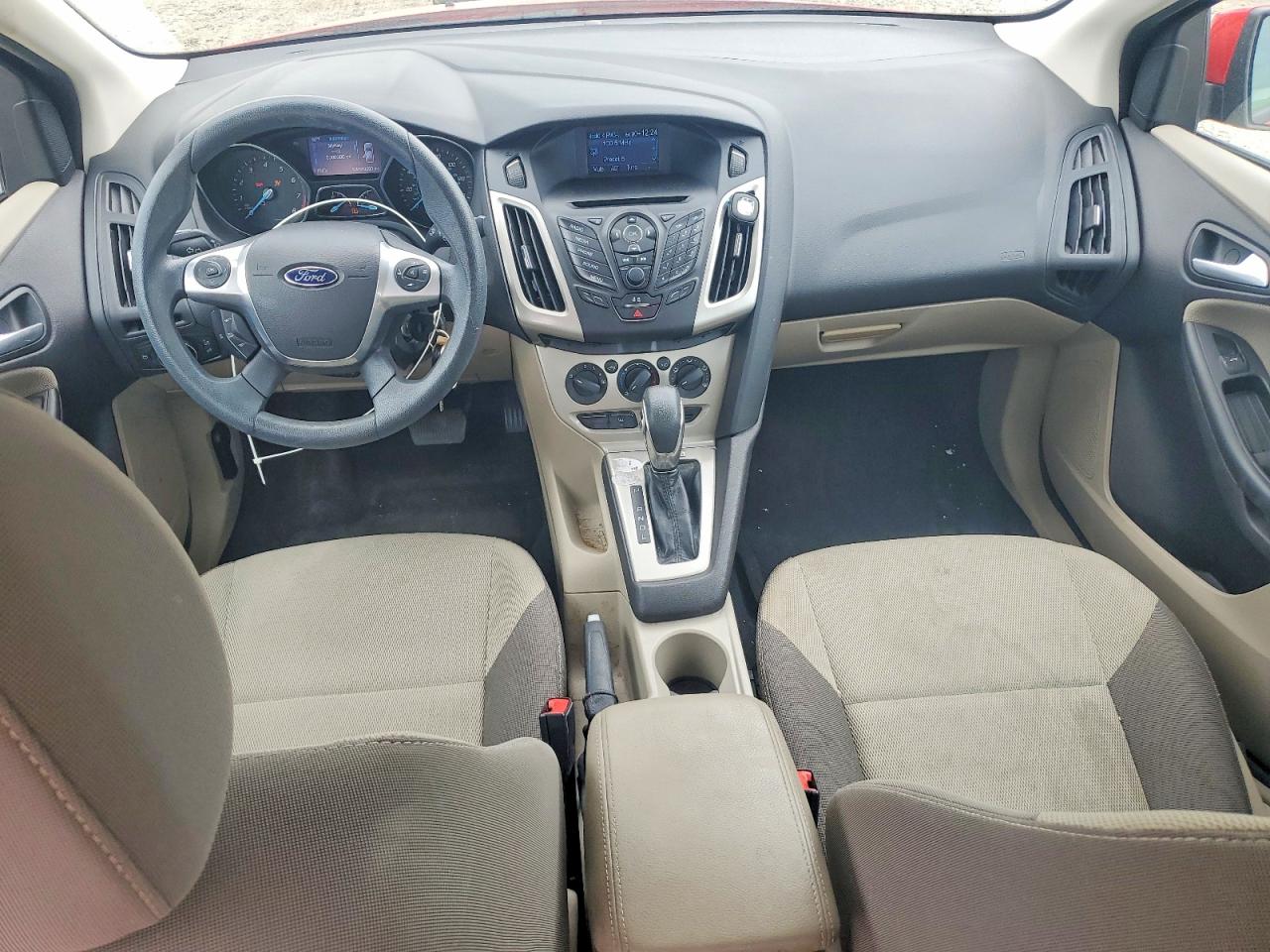 2014 Ford Focus Se Red vin: 1FADP3F29EL139899
