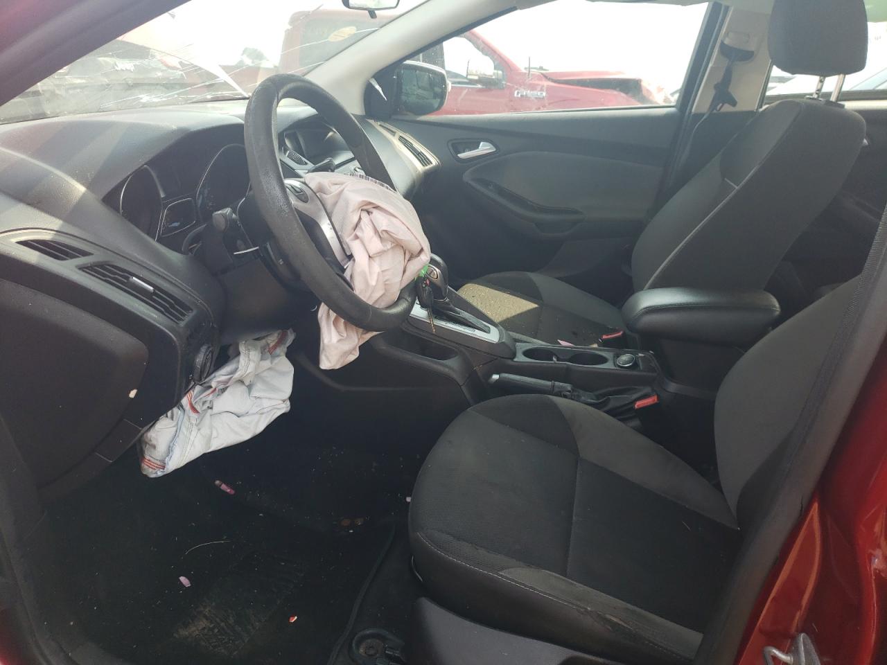 2014 Ford Focus Se Red vin: 1FADP3F29EL155004