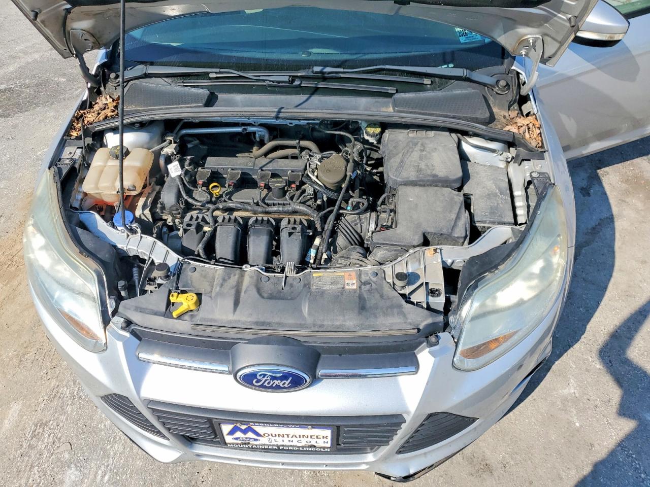 2014 Ford Focus Se Silver vin: 1FADP3F29EL160803