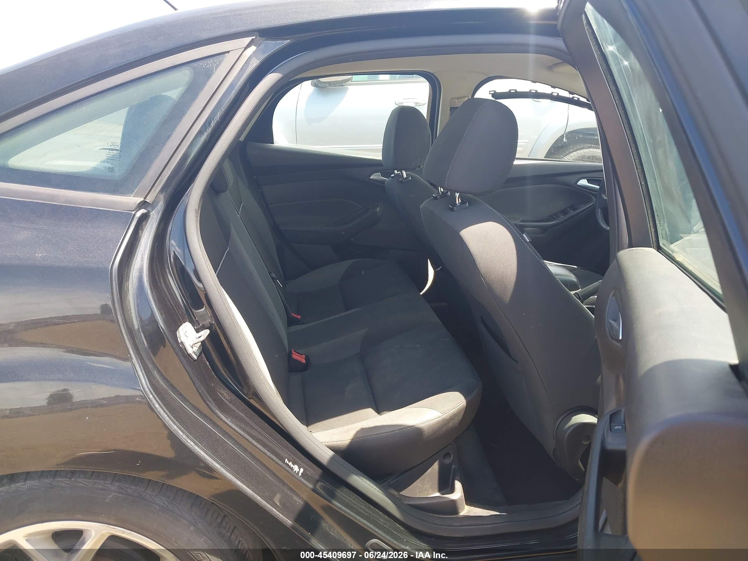 2014 Ford Focus Se Black vin: 1FADP3F29EL163121