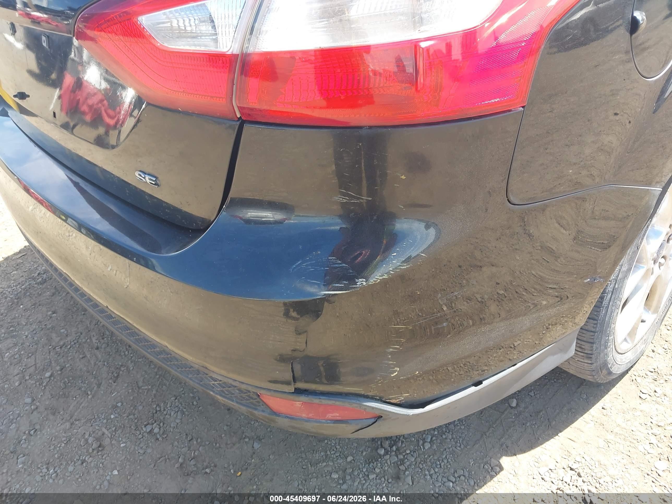 2014 Ford Focus Se Black vin: 1FADP3F29EL163121