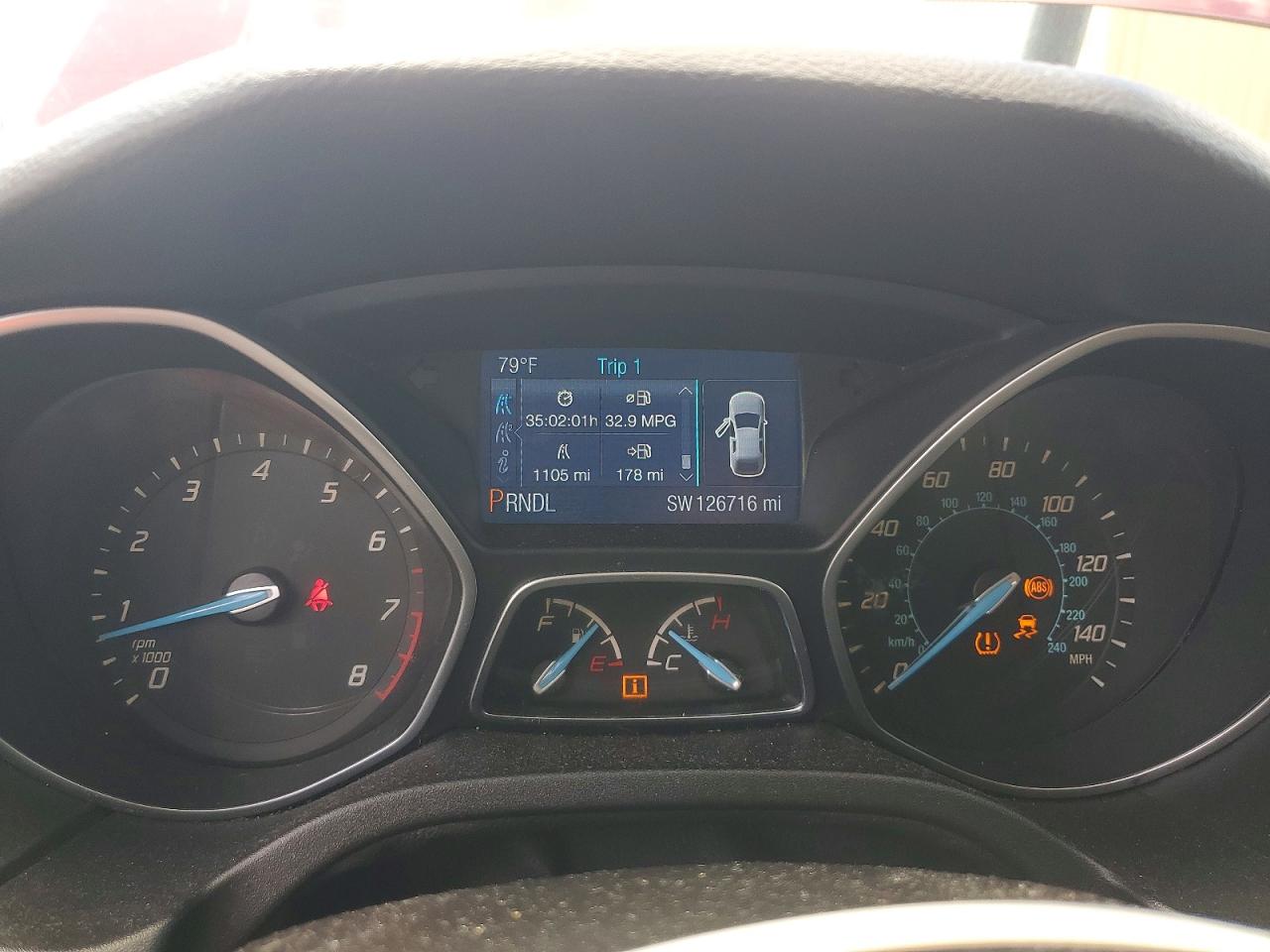 2014 Ford Focus Se Red vin: 1FADP3F29EL174197