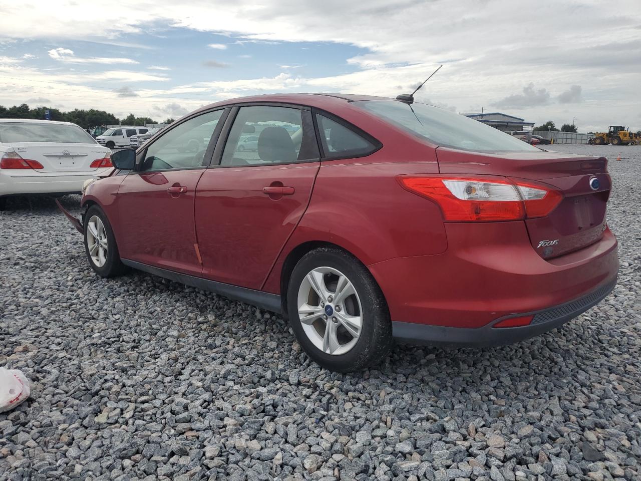 2014 Ford Focus Se Red vin: 1FADP3F29EL180453