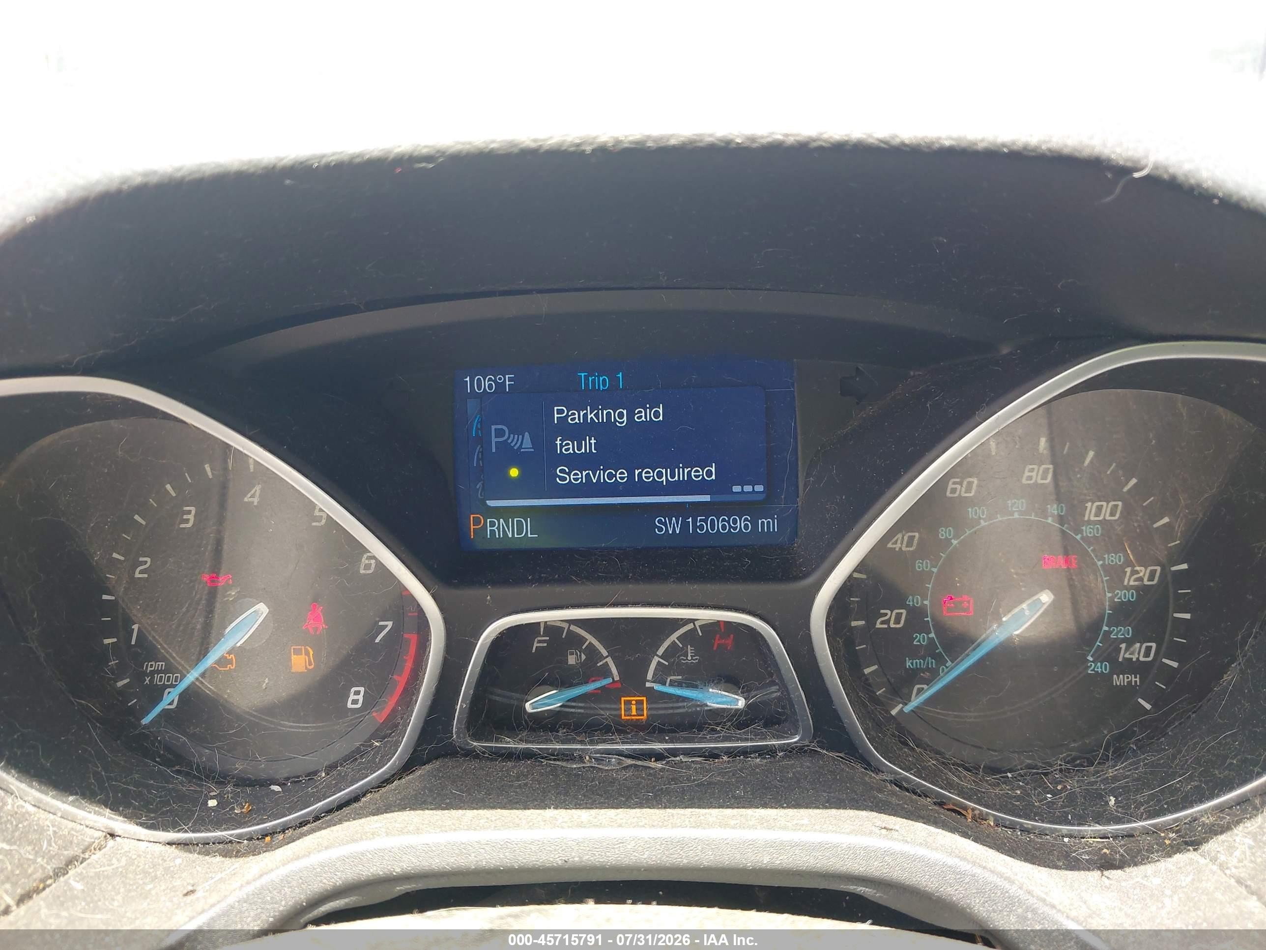 2014 Ford Focus Se Gray vin: 1FADP3F29EL190318