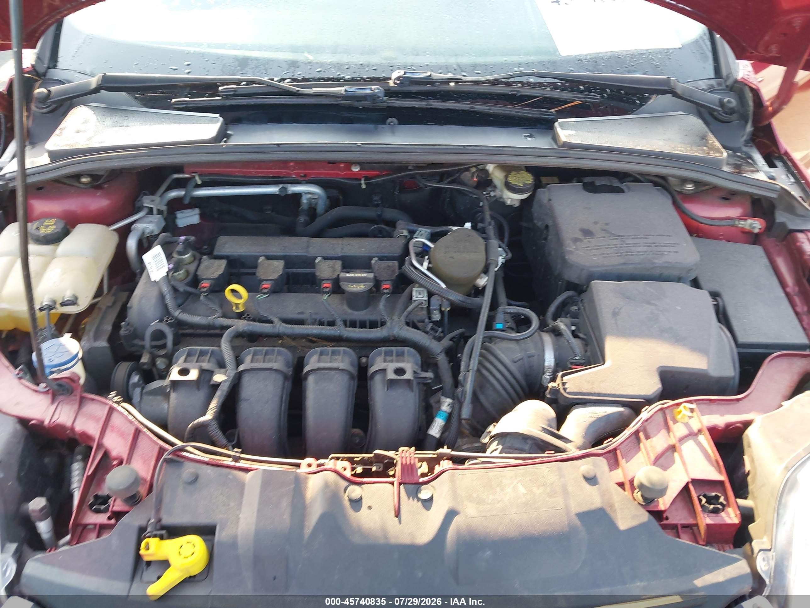2014 Ford Focus Se Red vin: 1FADP3F29EL192019