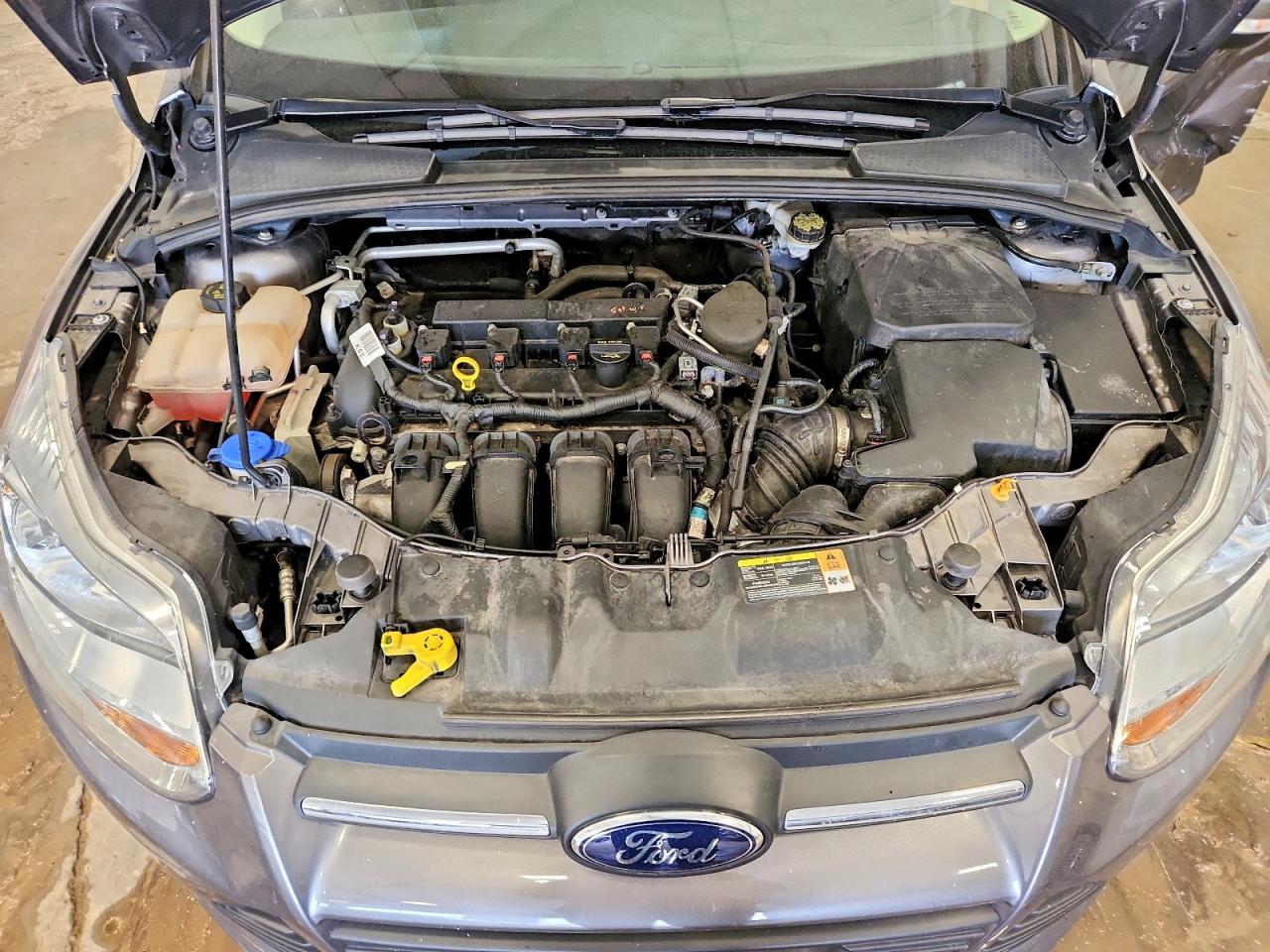 2014 Ford Focus Se Gray vin: 1FADP3F29EL194675