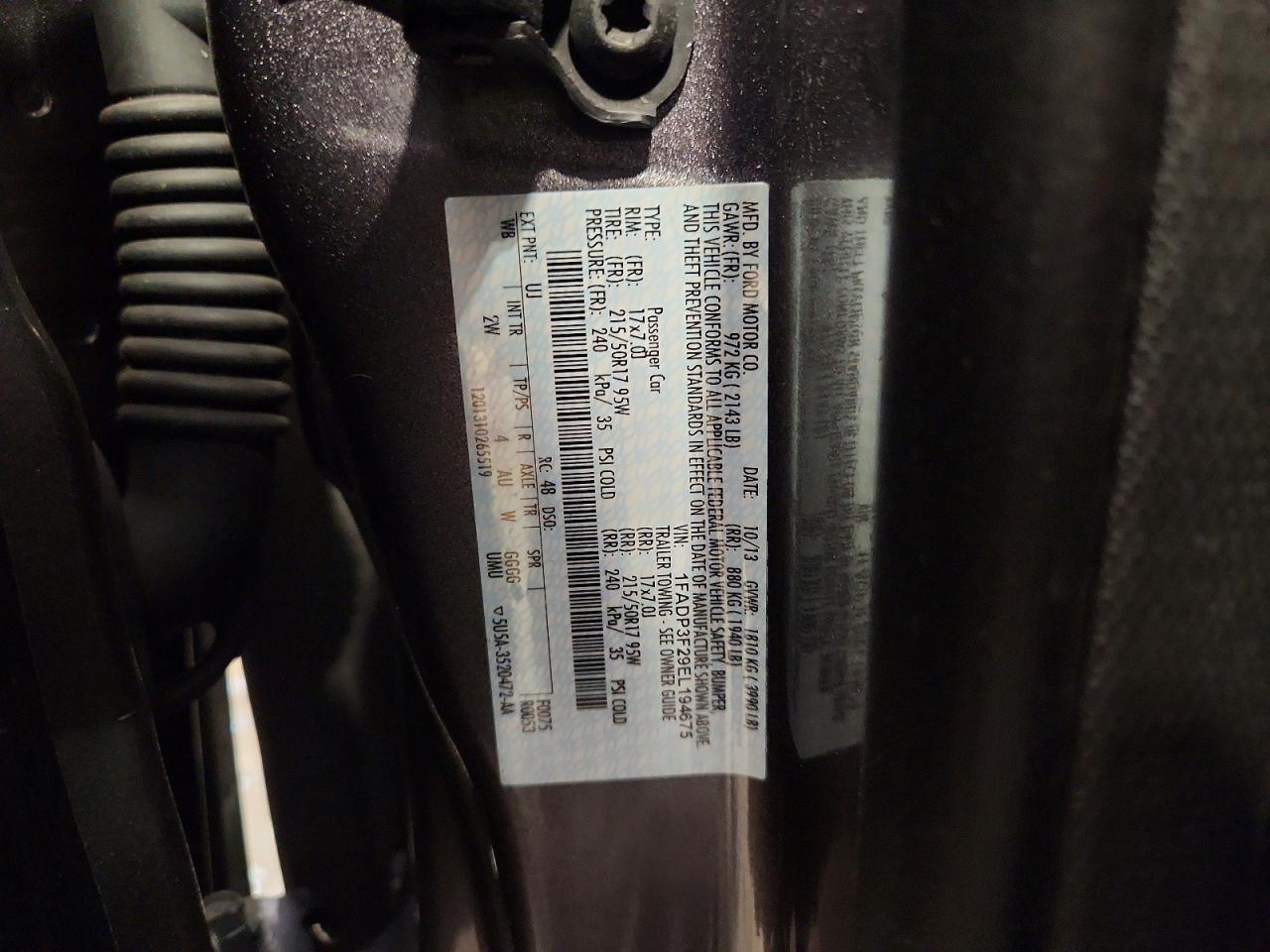 2014 Ford Focus Se Gray vin: 1FADP3F29EL194675