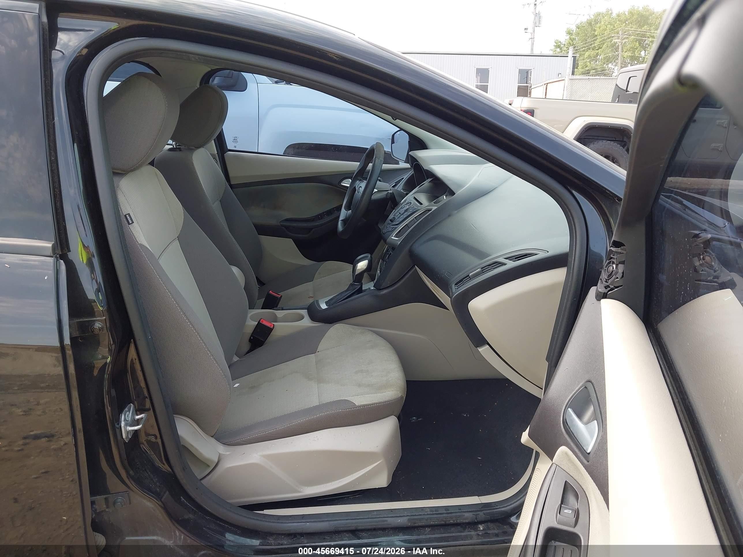 2014 Ford Focus Se Black vin: 1FADP3F29EL206226
