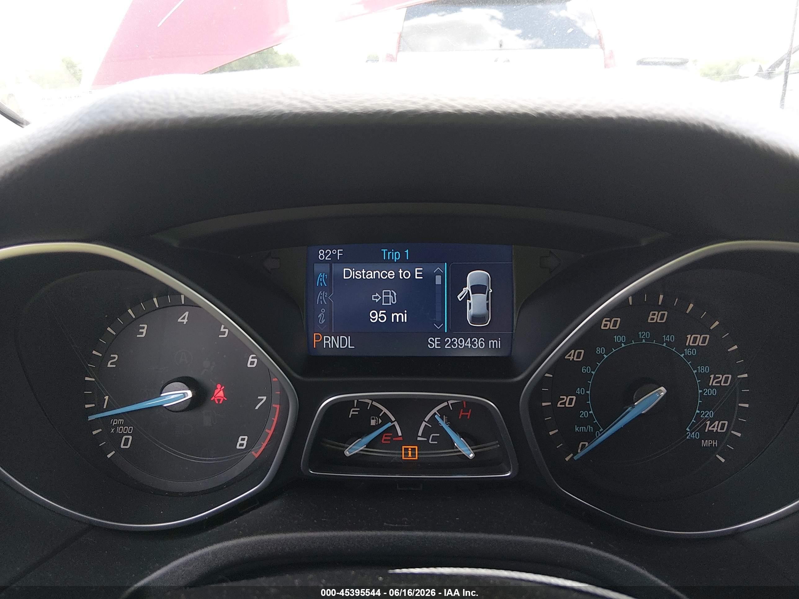 2014 Ford Focus Se Red vin: 1FADP3F29EL207280