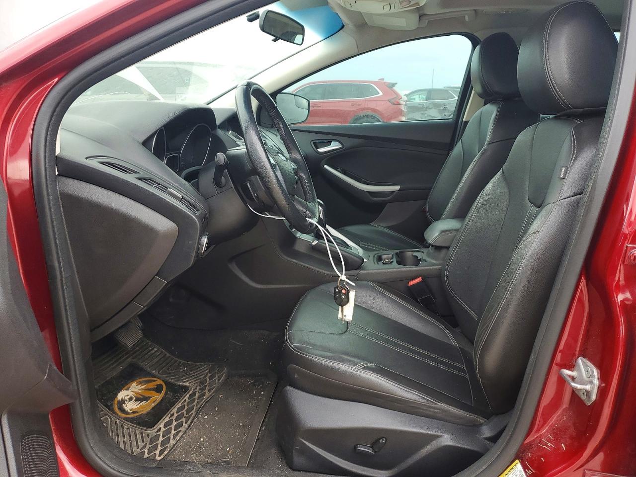 2014 Ford Focus Se Burgundy vin: 1FADP3F29EL207988