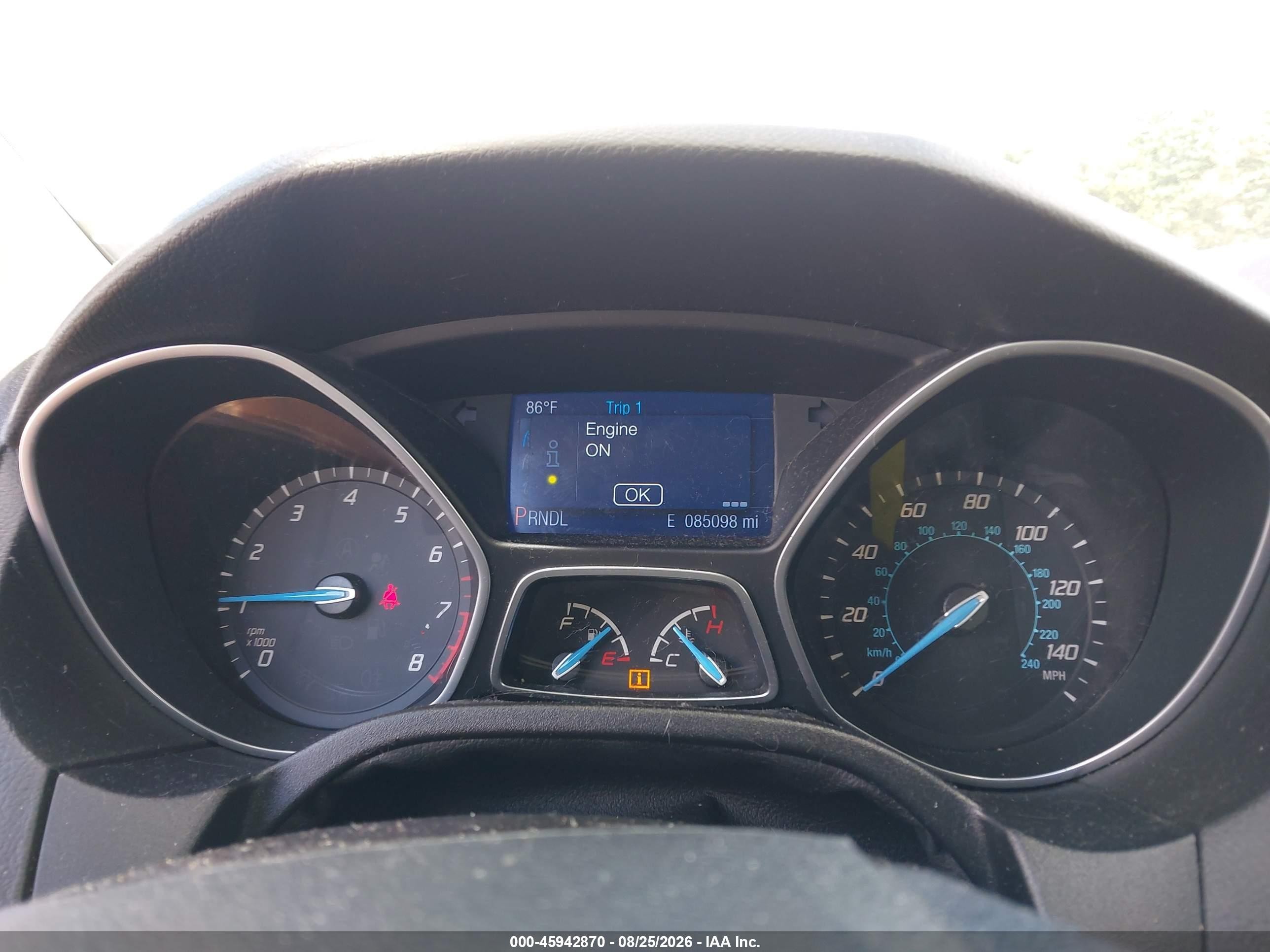 2014 Ford Focus Se Silver vin: 1FADP3F29EL210311