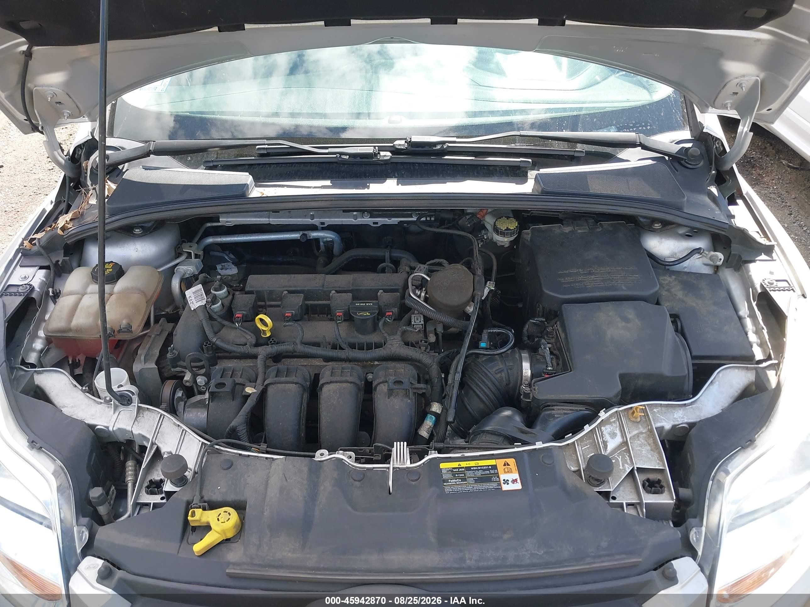 2014 Ford Focus Se Silver vin: 1FADP3F29EL210311