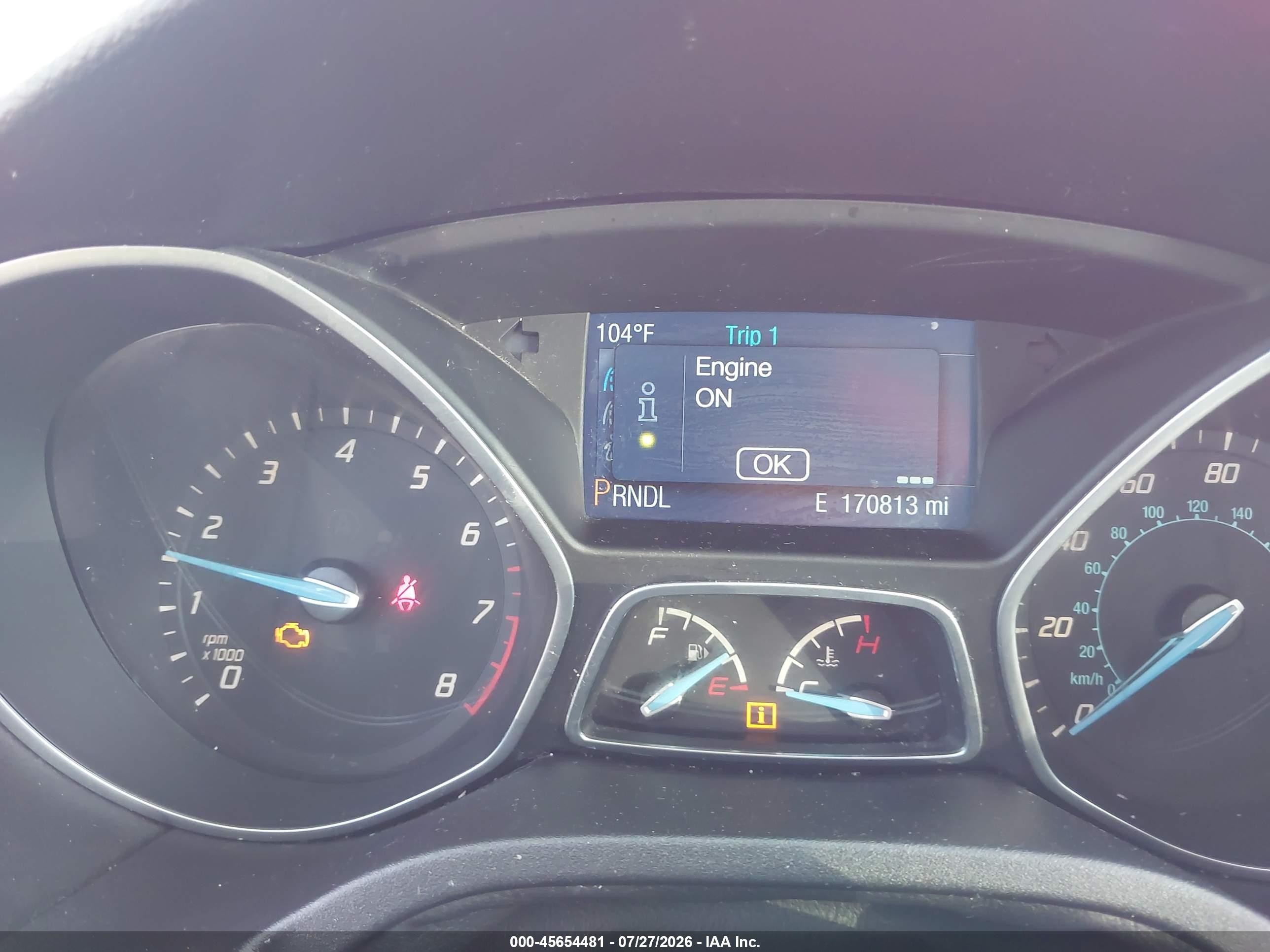 2014 Ford Focus Se Red vin: 1FADP3F29EL214083