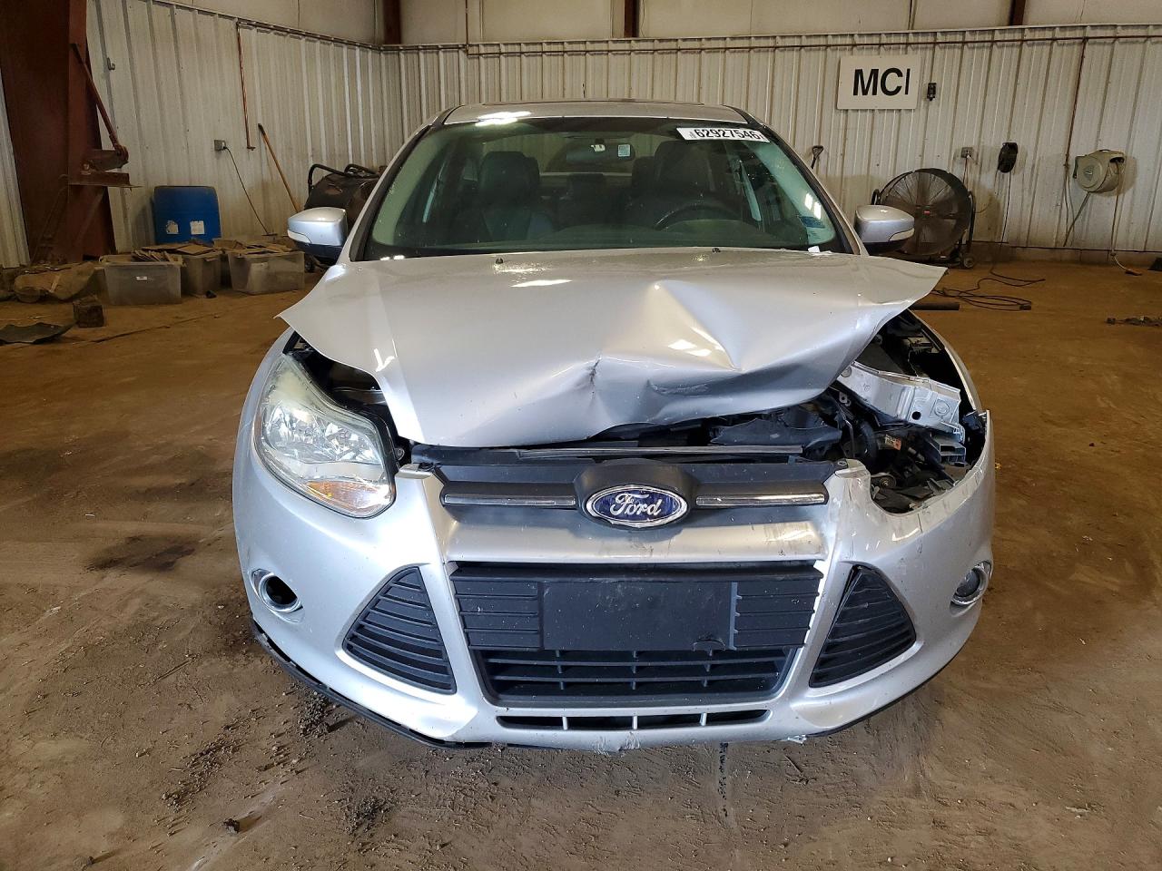 2014 Ford Focus Se Silver vin: 1FADP3F29EL217758