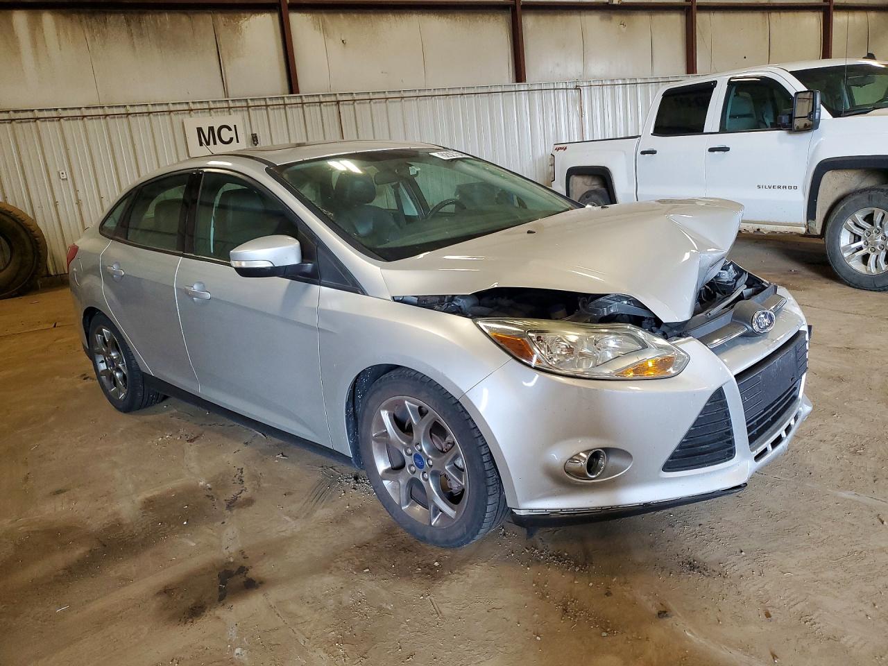 2014 Ford Focus Se Silver vin: 1FADP3F29EL217758