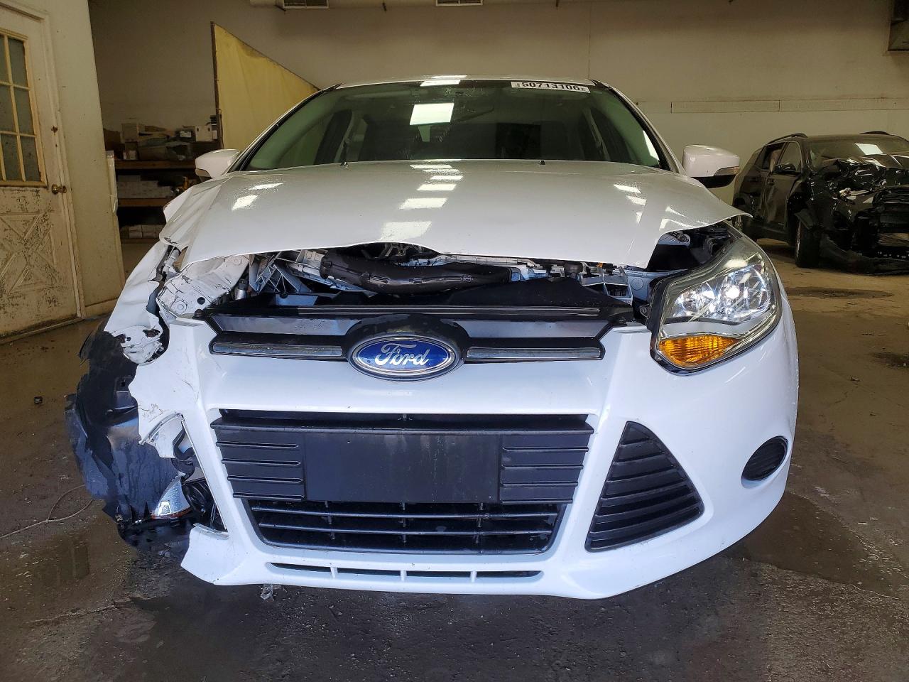 2014 Ford Focus Se White vin: 1FADP3F29EL217890