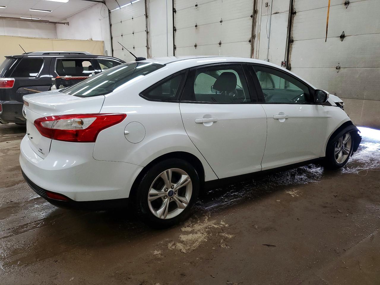 2014 Ford Focus Se White vin: 1FADP3F29EL217890