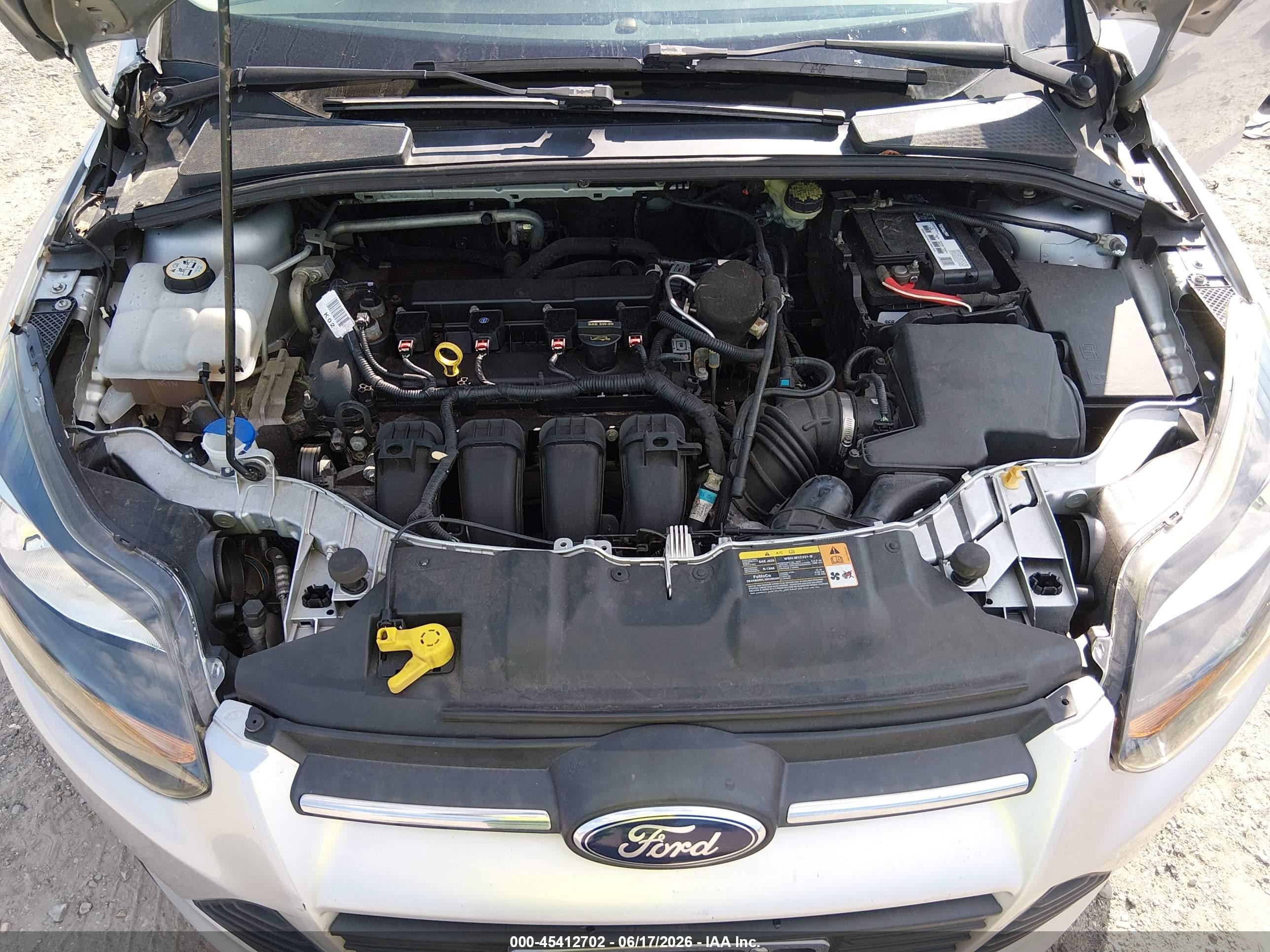 2014 Ford Focus Se Silver vin: 1FADP3F29EL222507
