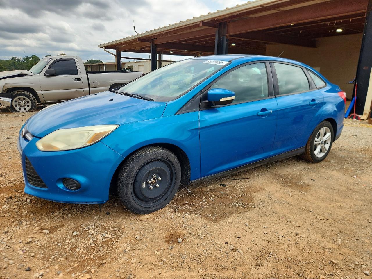 2014 Ford Focus Se Blue vin: 1FADP3F29EL223723