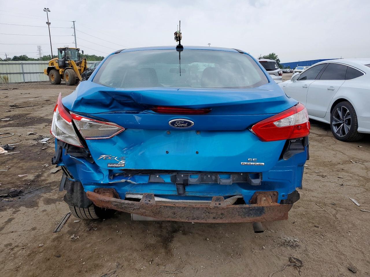 2014 Ford Focus Se Blue vin: 1FADP3F29EL224385