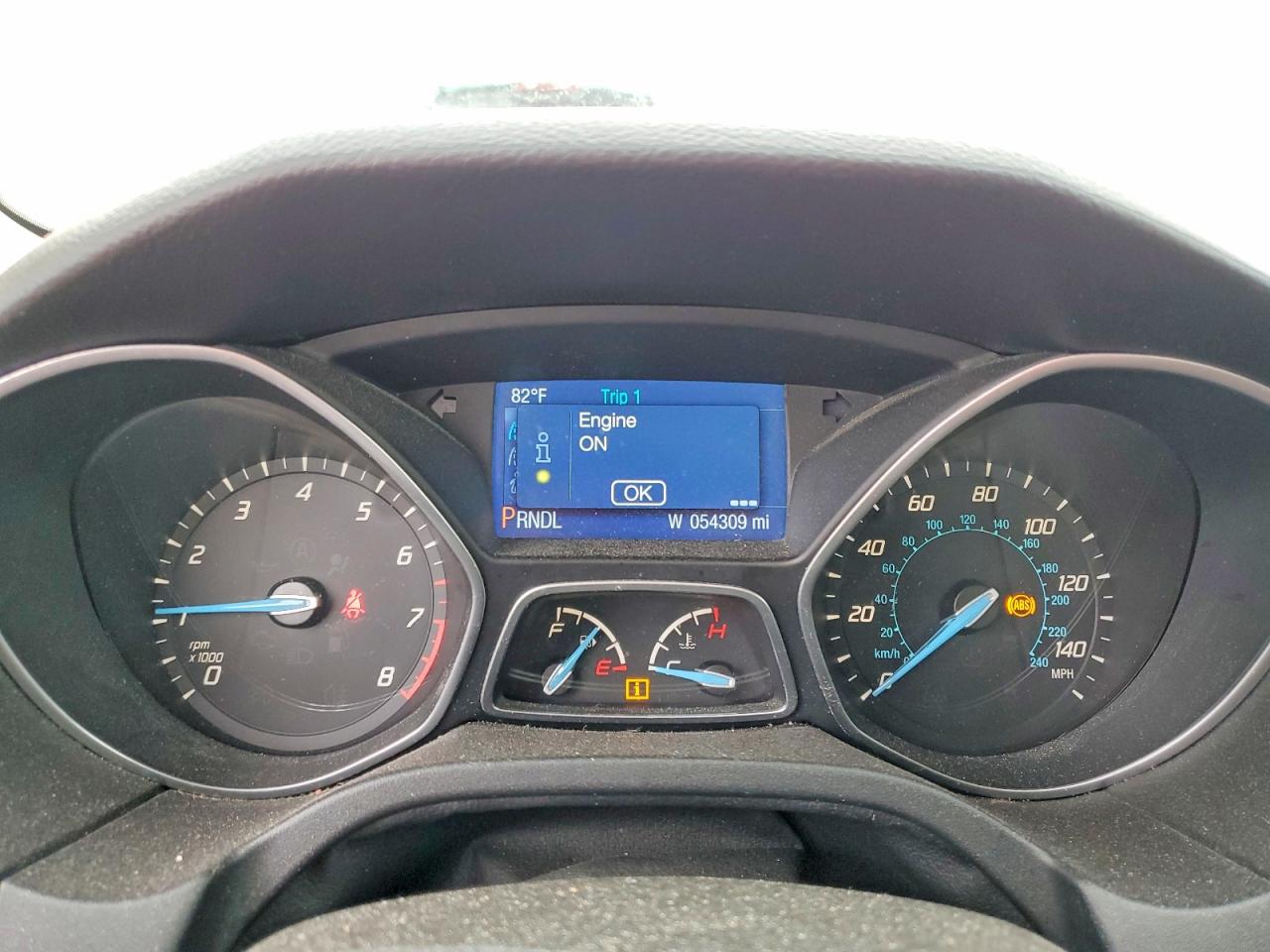2014 Ford Focus Se Blue vin: 1FADP3F29EL224385