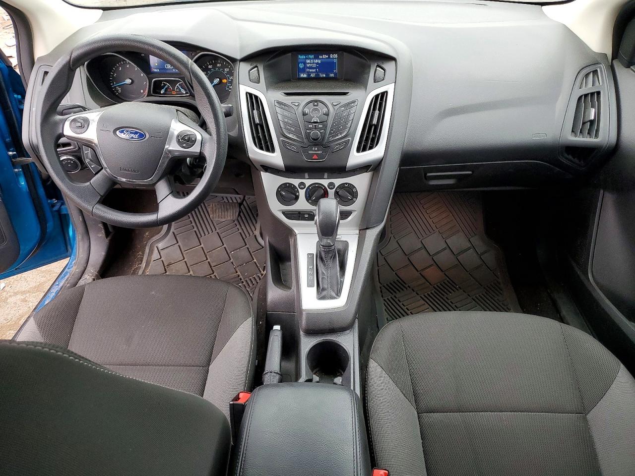 2014 Ford Focus Se Blue vin: 1FADP3F29EL224385