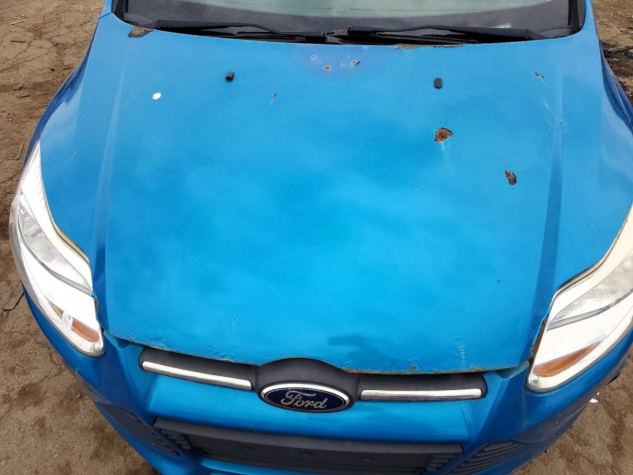 2014 Ford Focus Se Blue vin: 1FADP3F29EL224385