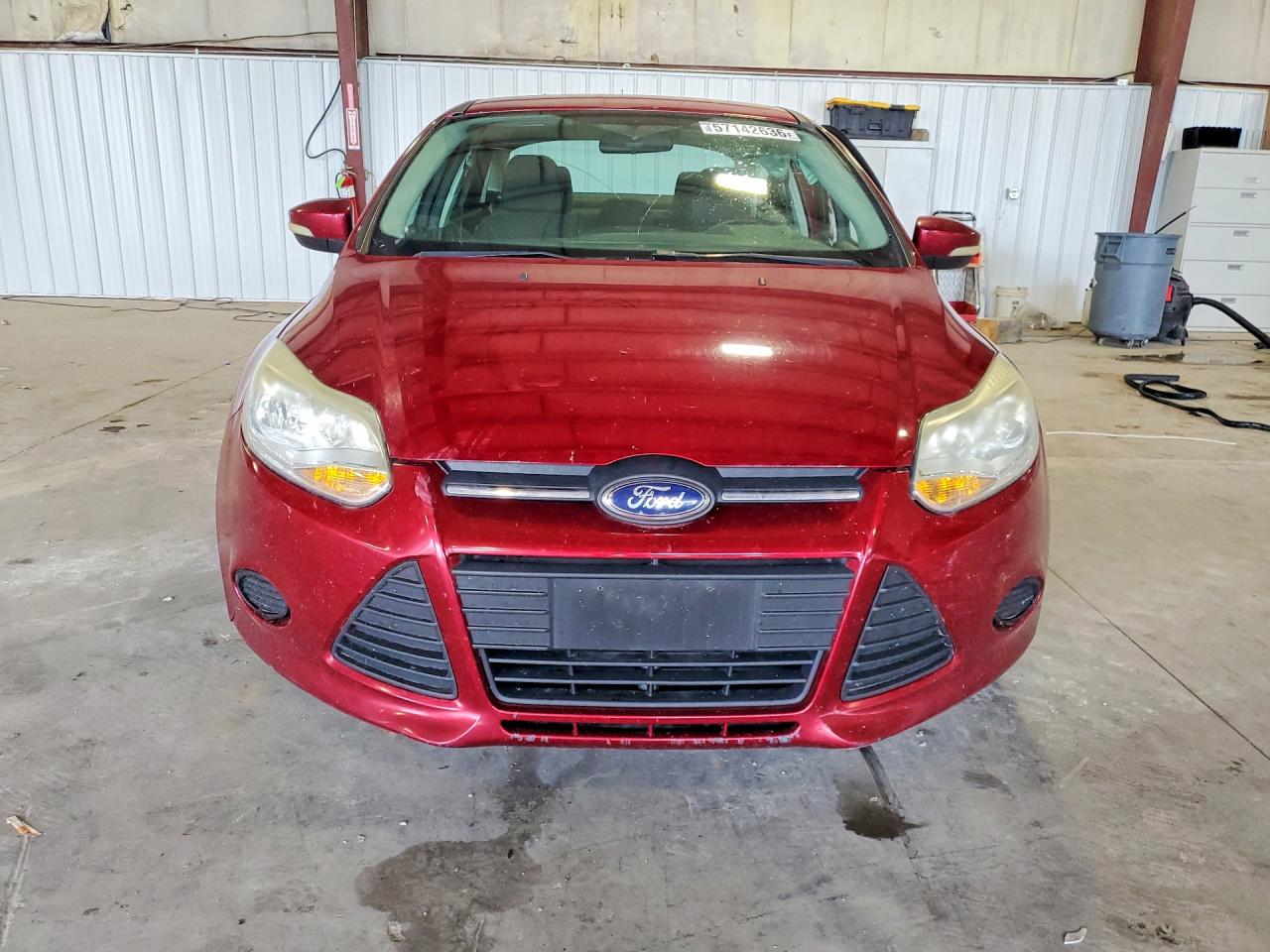 2014 Ford Focus Se Burgundy vin: 1FADP3F29EL228288