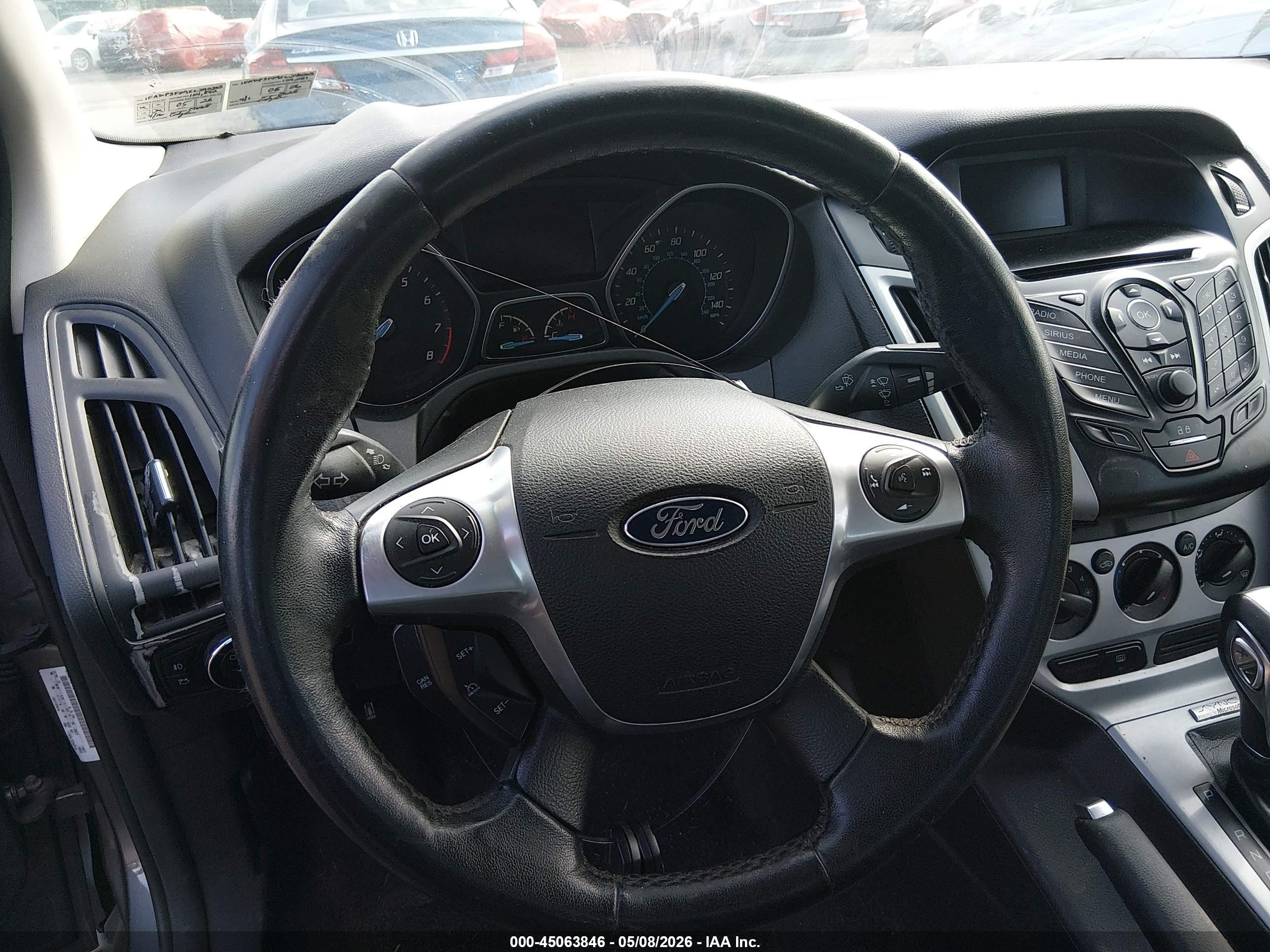 2014 Ford Focus Se Gray vin: 1FADP3F29EL240263