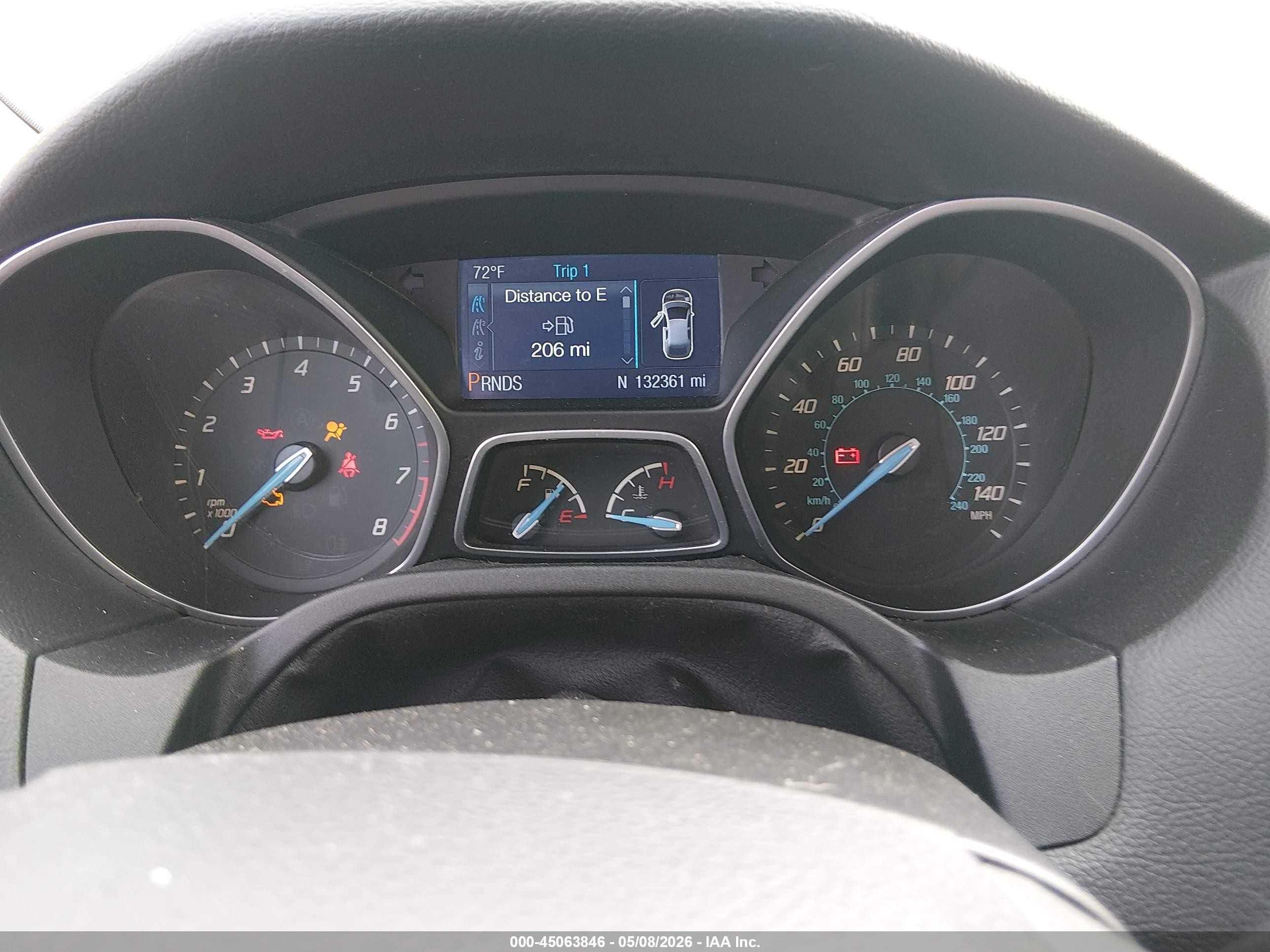 2014 Ford Focus Se Gray vin: 1FADP3F29EL240263