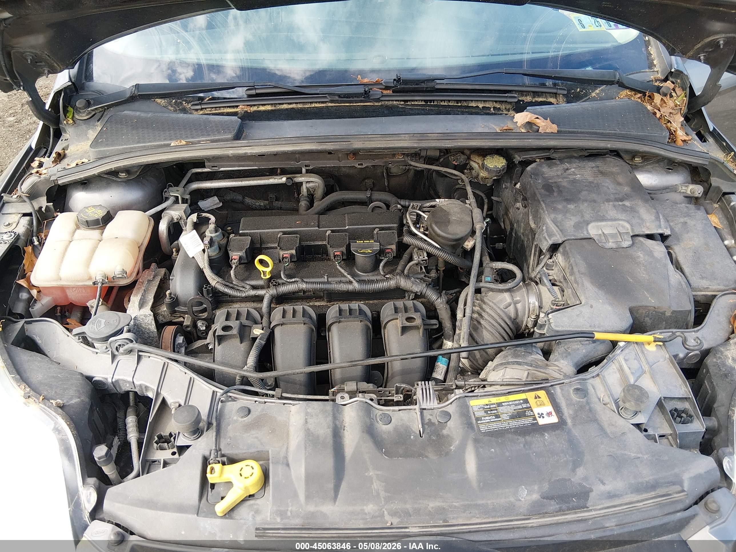 2014 Ford Focus Se Gray vin: 1FADP3F29EL240263