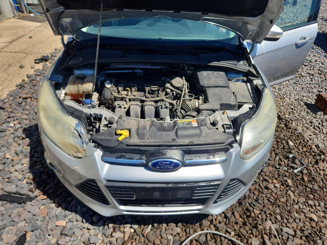 2014 Ford Focus Se Silver vin: 1FADP3F29EL246225